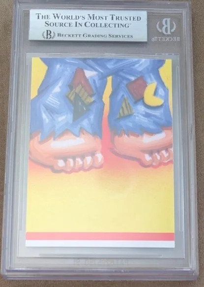 GUILLERMO DEL TORO signed CARD Pan's Labyrinth Pale Man BECKETT Horrible Kids, image 2
