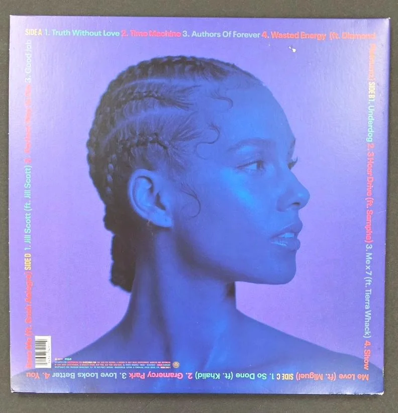 Alicia Keys signed 'Alicia' 2020 vinyl record album cover LP autograph ~ JSA, изображение 5