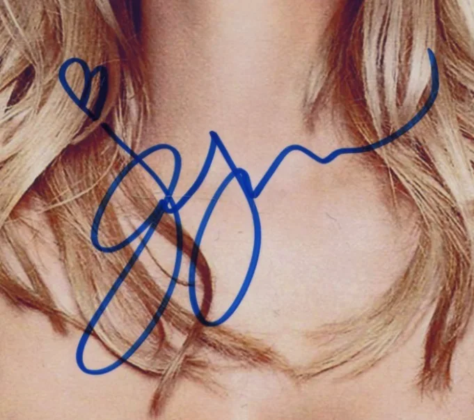Sexy Beautiful JANUARY JONES Autographed Portrait Photo AUTHENTIC HAND SIGNED, image 2