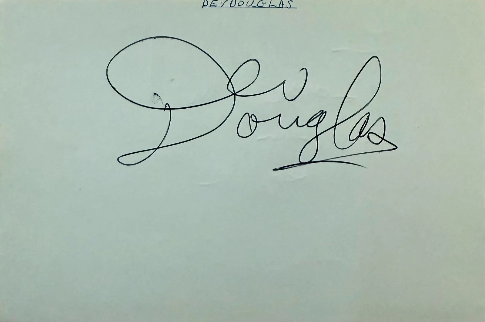 LAUREL AITKEN & DEV DOUGLAS Autographed Signed 4"x 6" ALBUM PAGE Jamaican SINGER, image 4