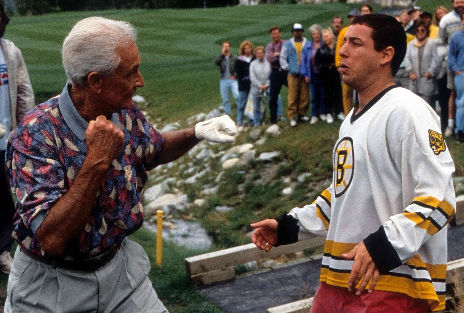 ADAM SANDLER — ADAM SANDLER SIGNED HAPPY GILMORE MOVIE BOSTON BRUINS HOCKEY JERSEY JSA COA, изображение 3