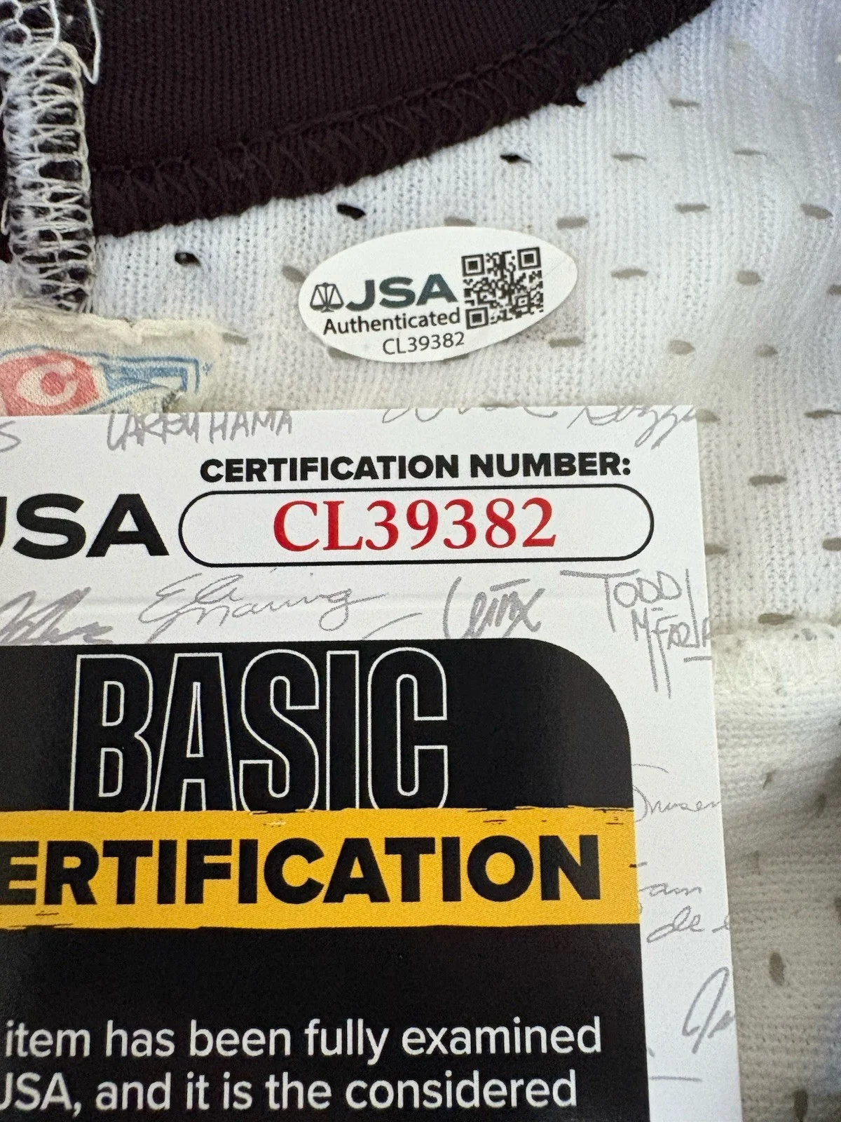 ADAM SANDLER — ADAM SANDLER SIGNED HAPPY GILMORE MOVIE BOSTON BRUINS HOCKEY JERSEY JSA COA, изображение 5