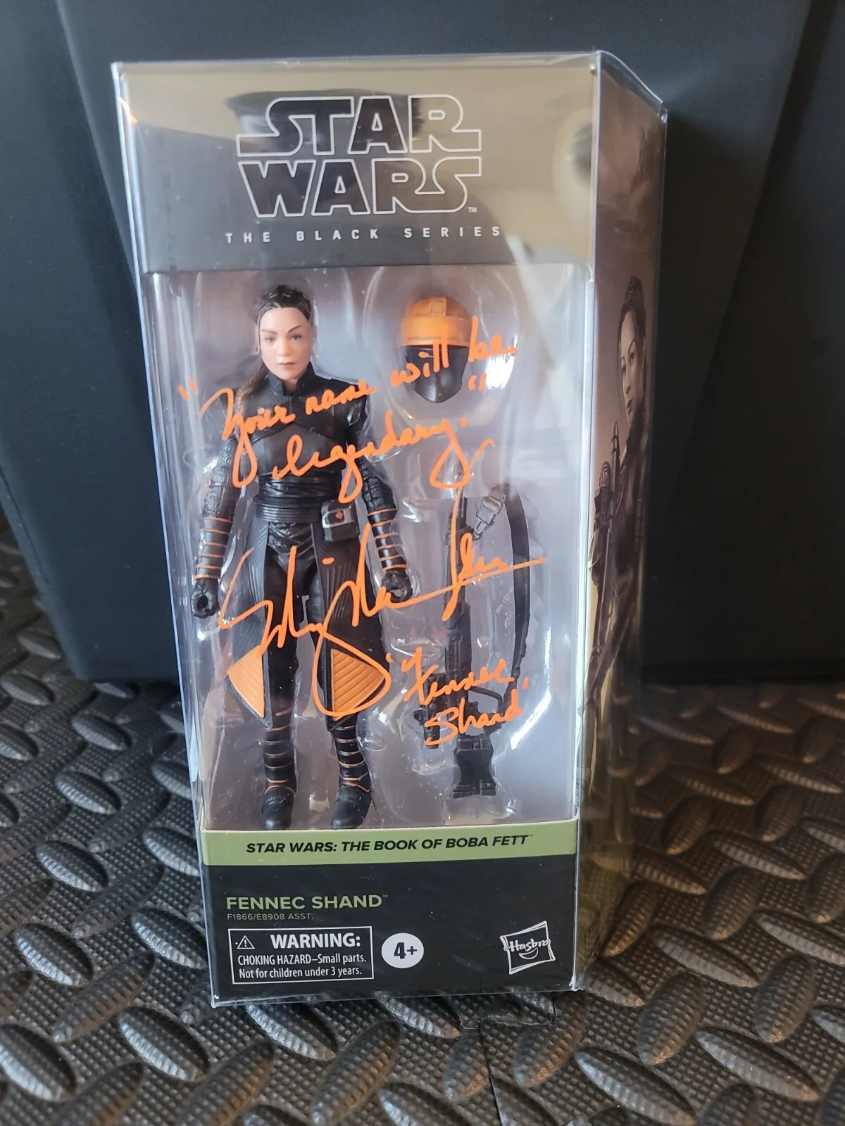 Ming Na Wen — Star Wars Fennec Shand Black Series SIGNED Ming-Na Wen Autograph JSA Certified