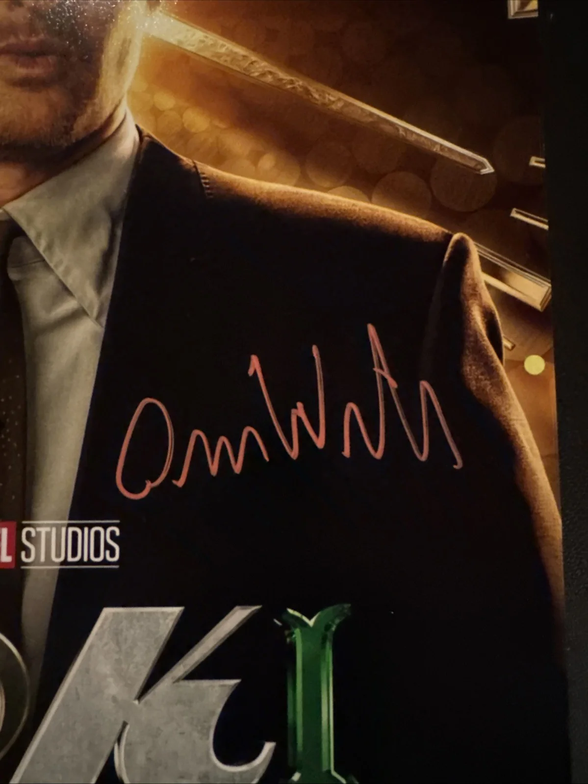Owen Wilson As Möbius Signed 11x17 Loki Poster - SWAU Authenticated, image 3