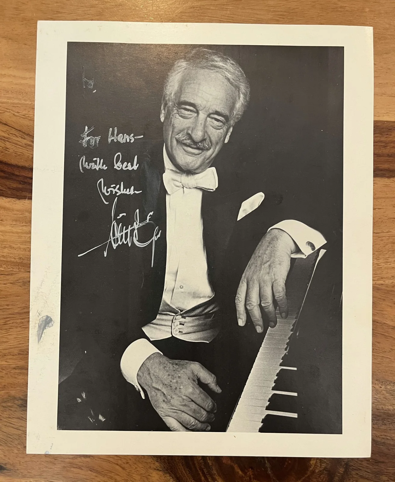 Classic VICTOR BORGE 1984 Signed 8x10 Photo Pianist/Composer, изображение 4