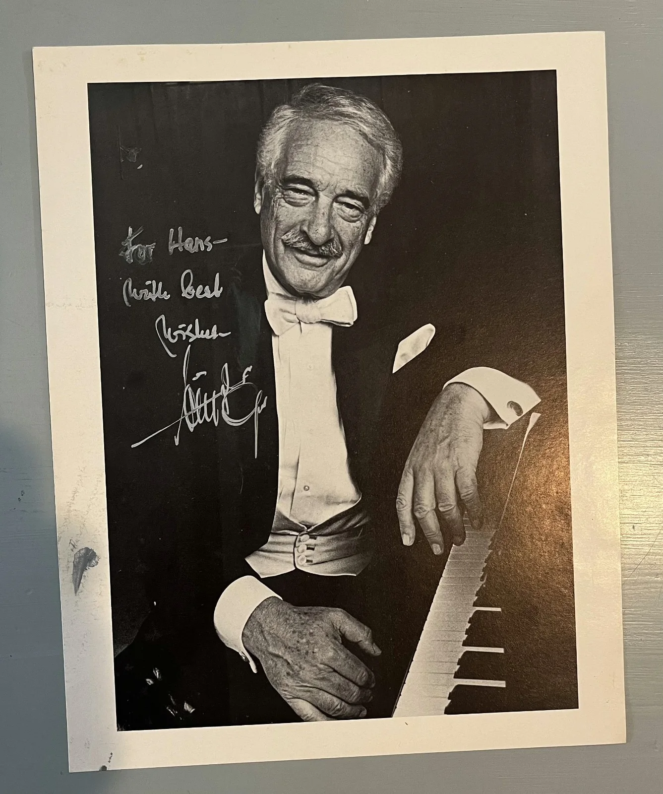 Classic VICTOR BORGE 1984 Signed 8x10 Photo Pianist/Composer, изображение 5