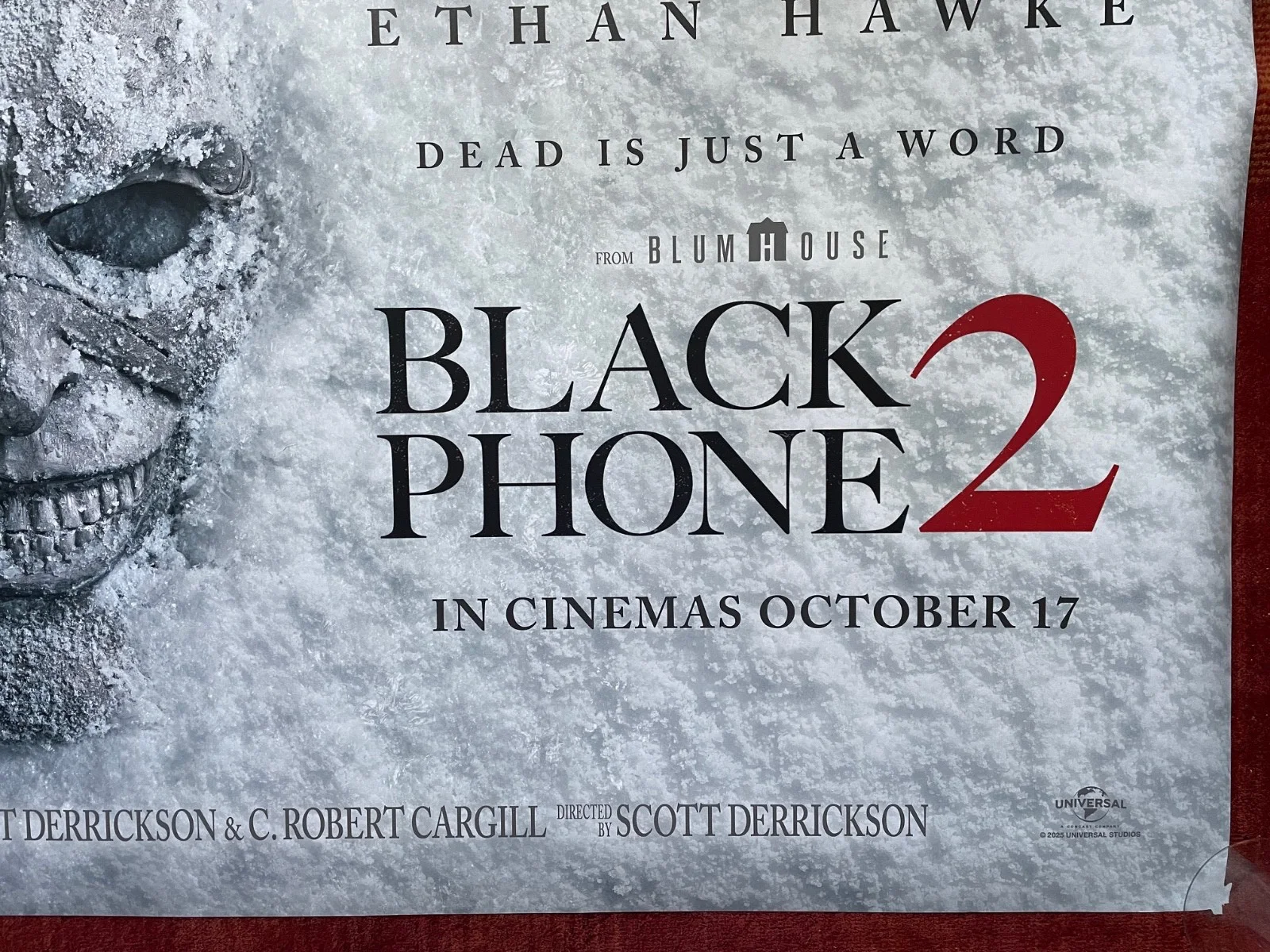 BLACK PHONE 2 (2025) Original UK Quad Blumhouse Horror Movie Poster, изображение 5