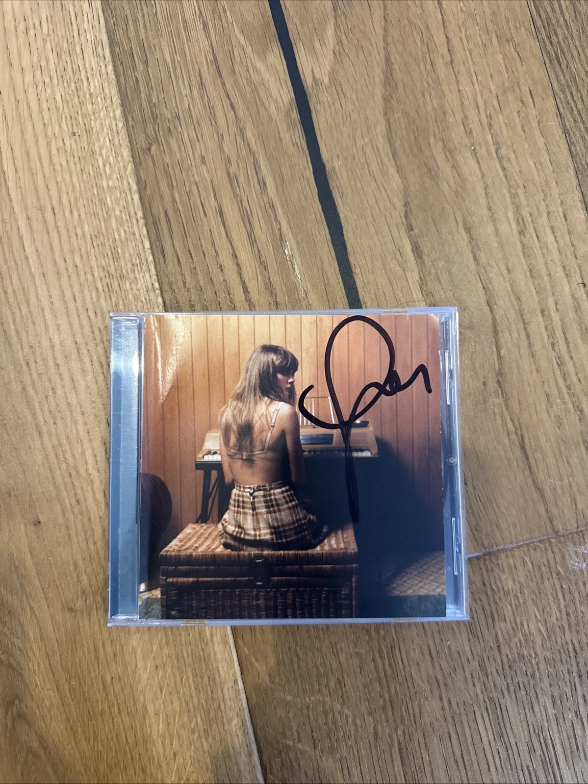 Taylor Swift Midnights Jade Green Edition + Hand Signed Photo Autograph CD Album, изображение 2