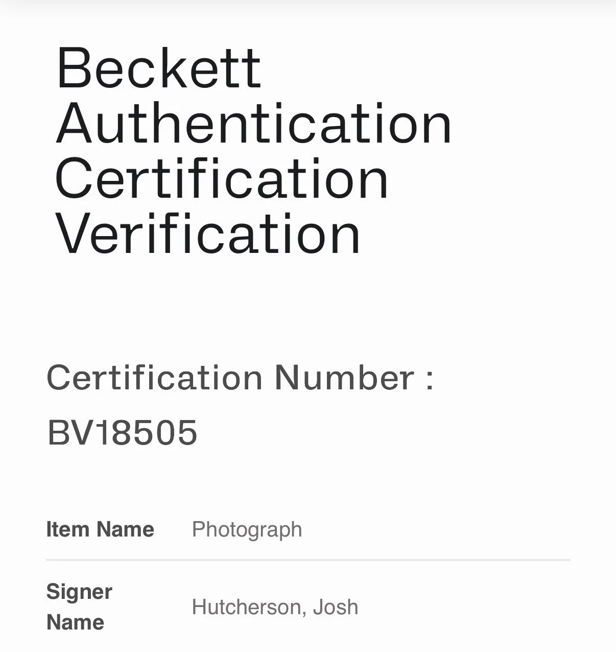 Josh Hutcherson — JOSH HUTCHERSON SIGNED FIVE NIGHTS AT FREDDYS 11x14 PHOTO BECKETT BV18505, изображение 4