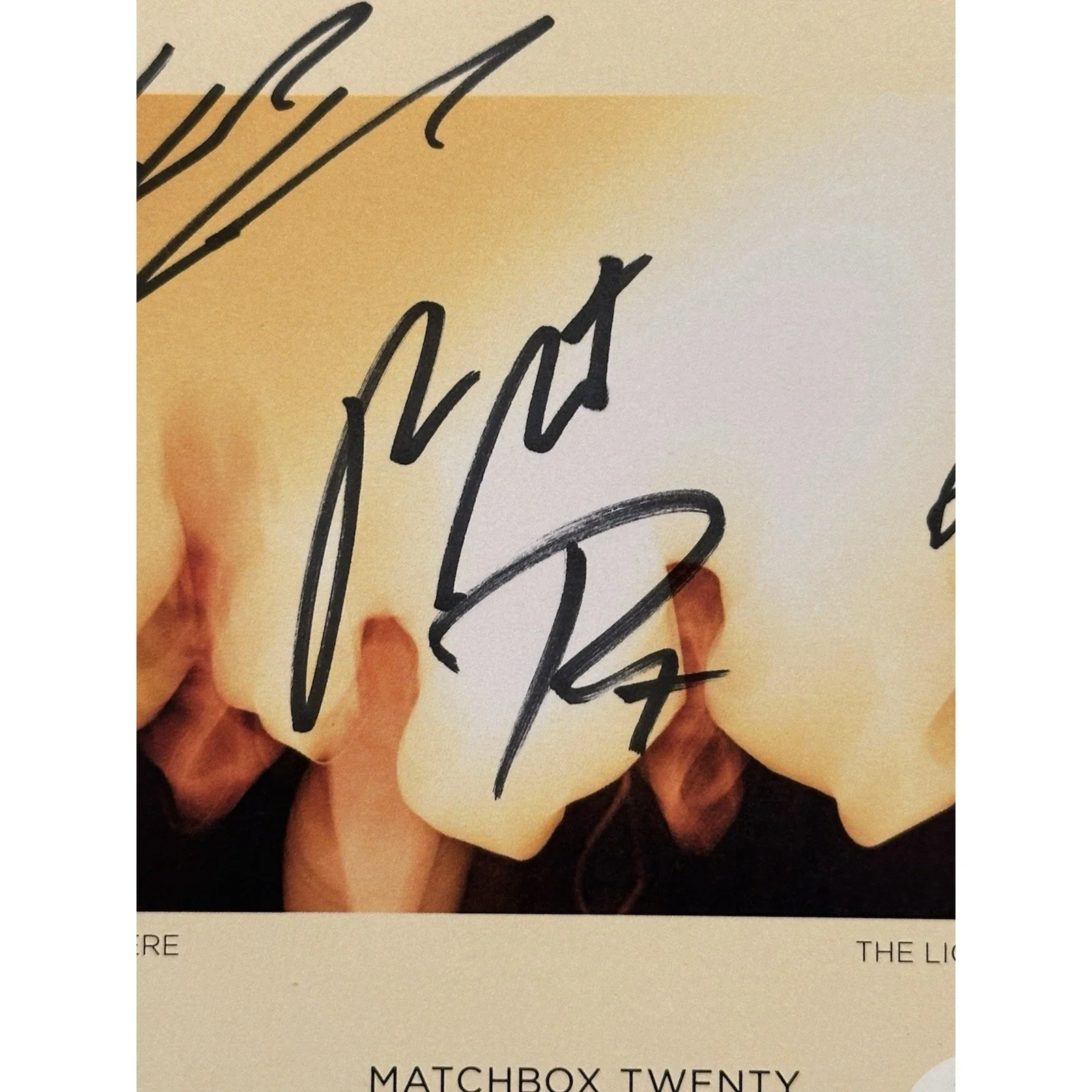 MATCHBOX 20 (Twenty) Where The Light Goes Signed CD Autographed ACOA Certified 2, image 5