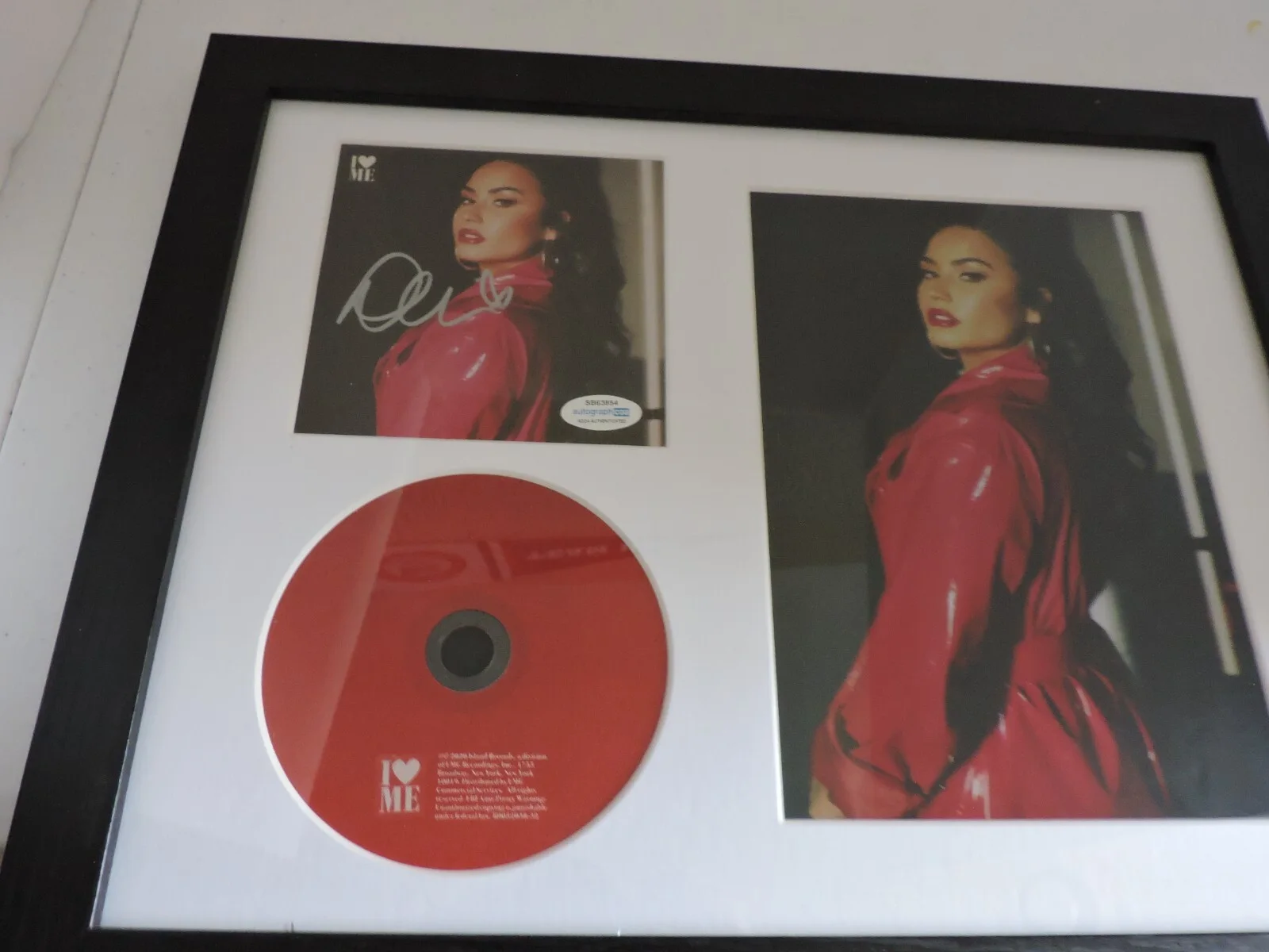 Demi Lovato Signed Autographed CD ACOA Cert Custom Framed, image 5