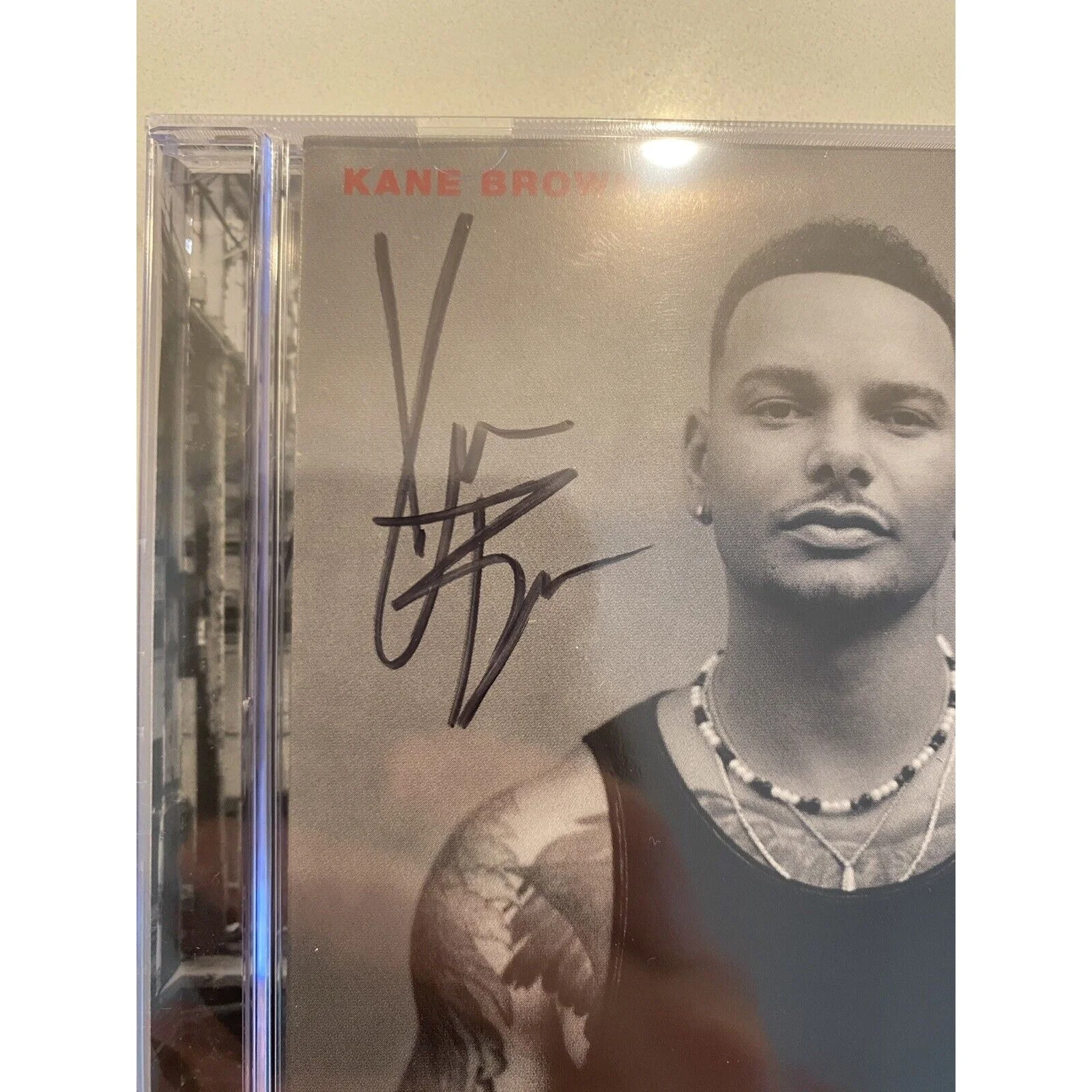 KANE BROWN SIGNED DIFFERENT MAN CD AUTOGRAPHED, image 2