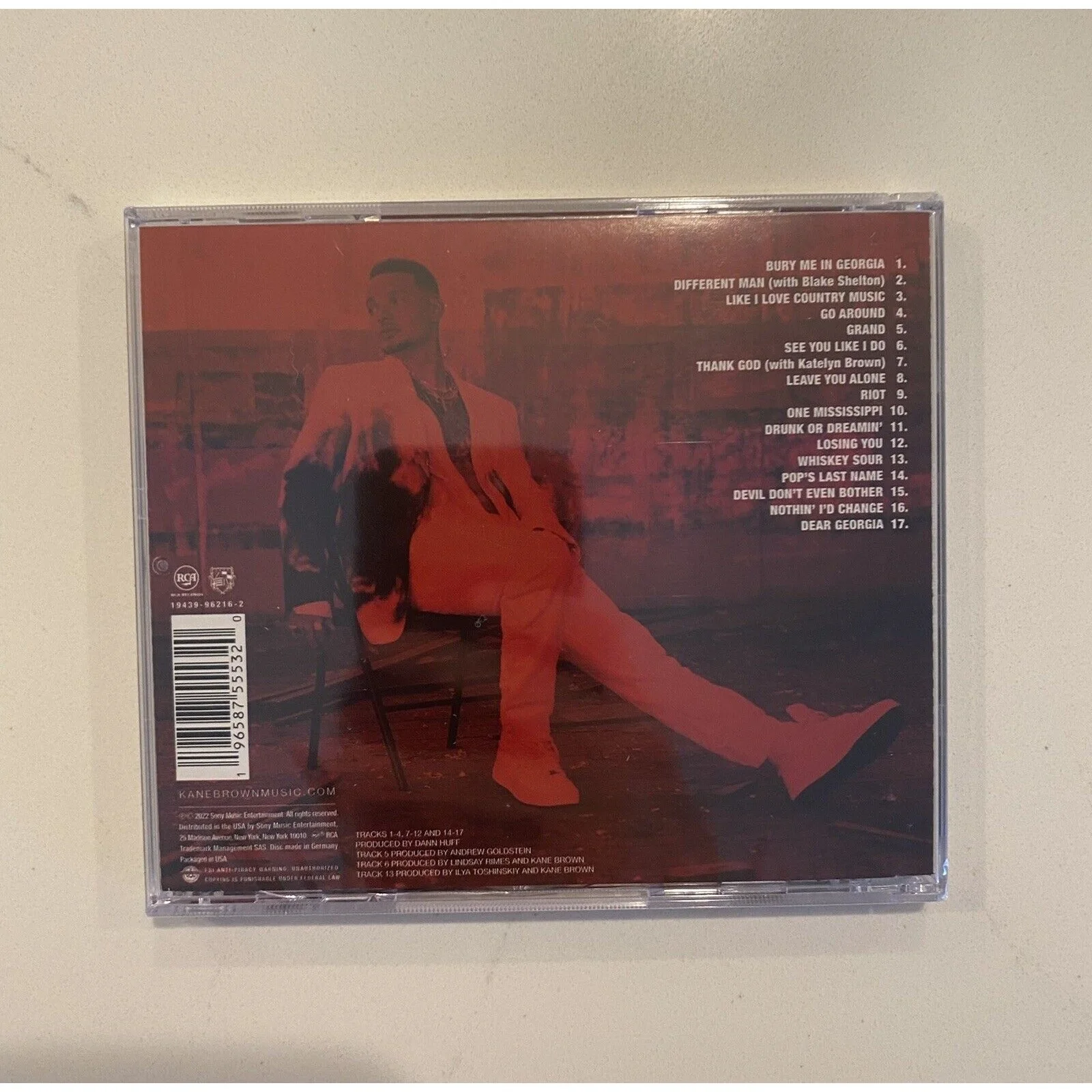 KANE BROWN SIGNED DIFFERENT MAN CD AUTOGRAPHED, image 3