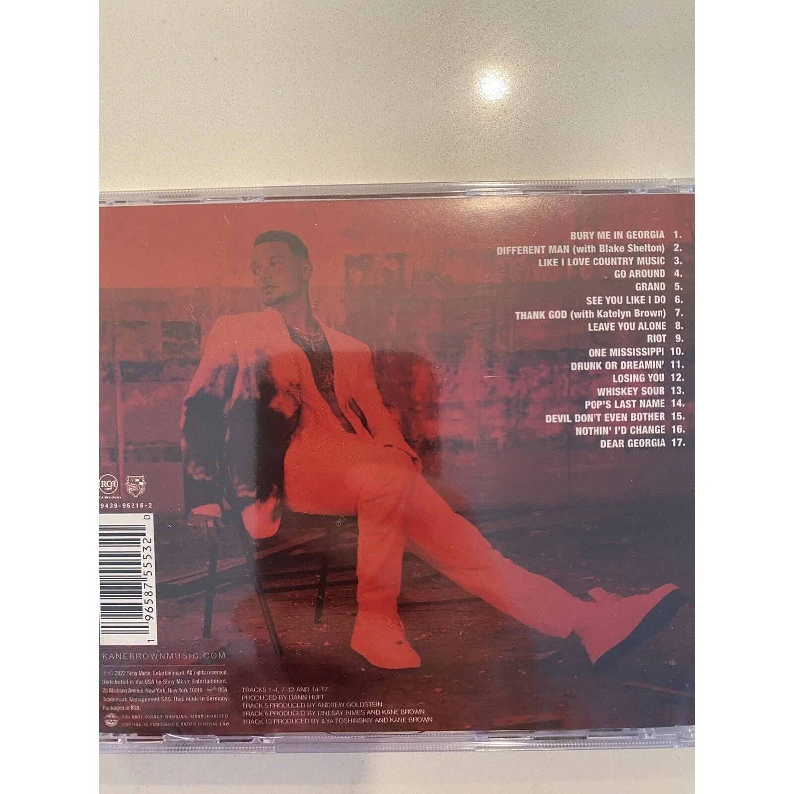 KANE BROWN SIGNED DIFFERENT MAN CD AUTOGRAPHED, image 4