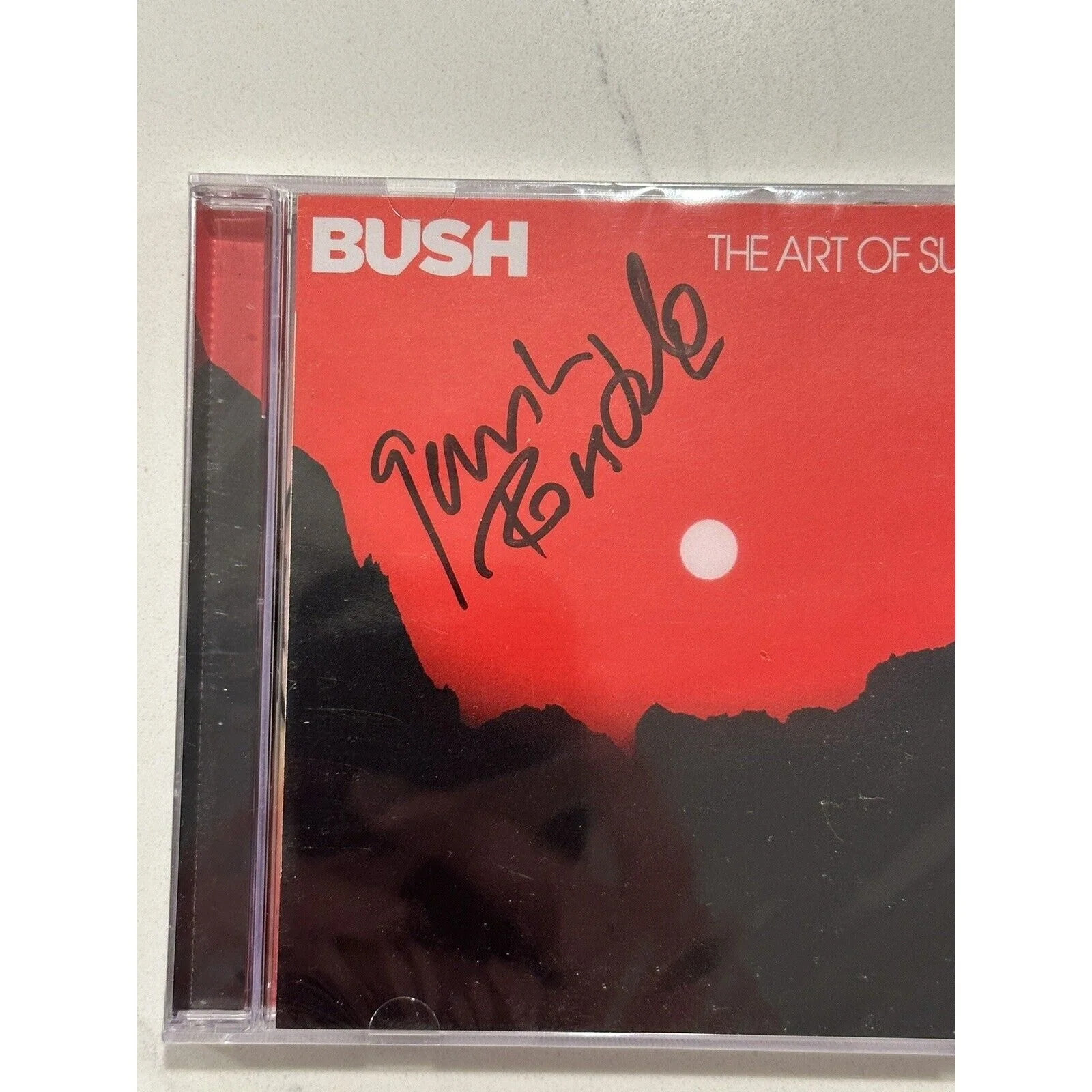 Gavin Rossdale signed BUSH The Art of Survival CD AUTOGRAPHED Auto Black Marker, image 2
