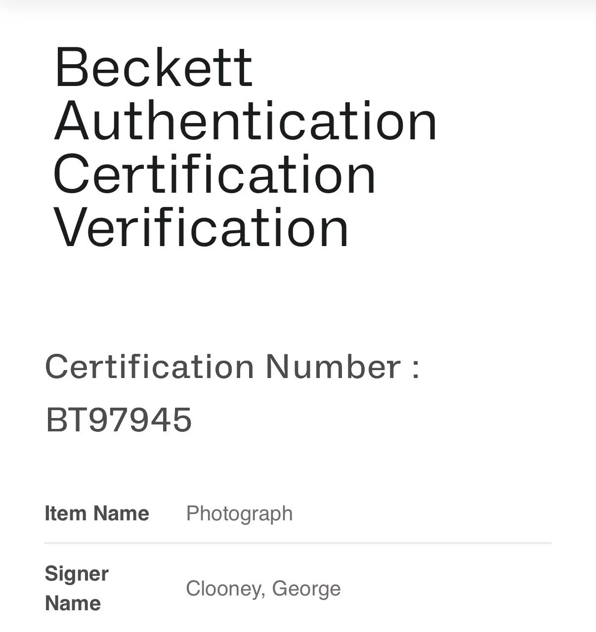 George Clooney — GEORGE CLOONEY SIGNED AUTOGRAPH 11x14 OCEAN’S ELEVEN BECKETT BT97945, image 4