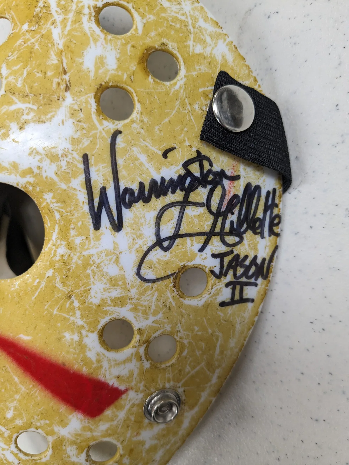 Kane HODDER CJ GRAHAM GILLETTE 3X Signed Hockey MASK JASON F13th BAS JSA COA A, изображение 3