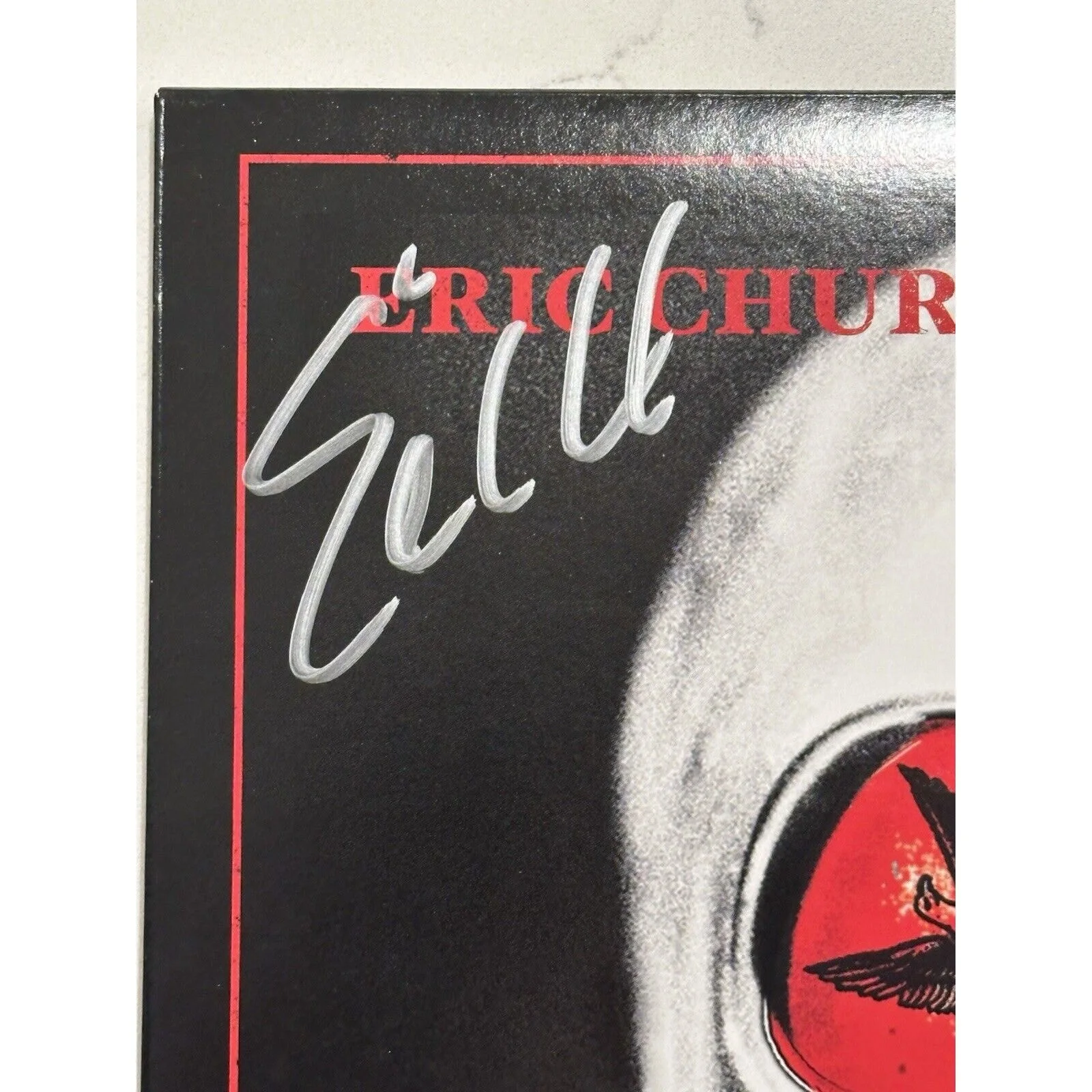 ERIC CHURCH Signed Caught In The Act Vinyl Record LP Autographed YELLOW, изображение 3