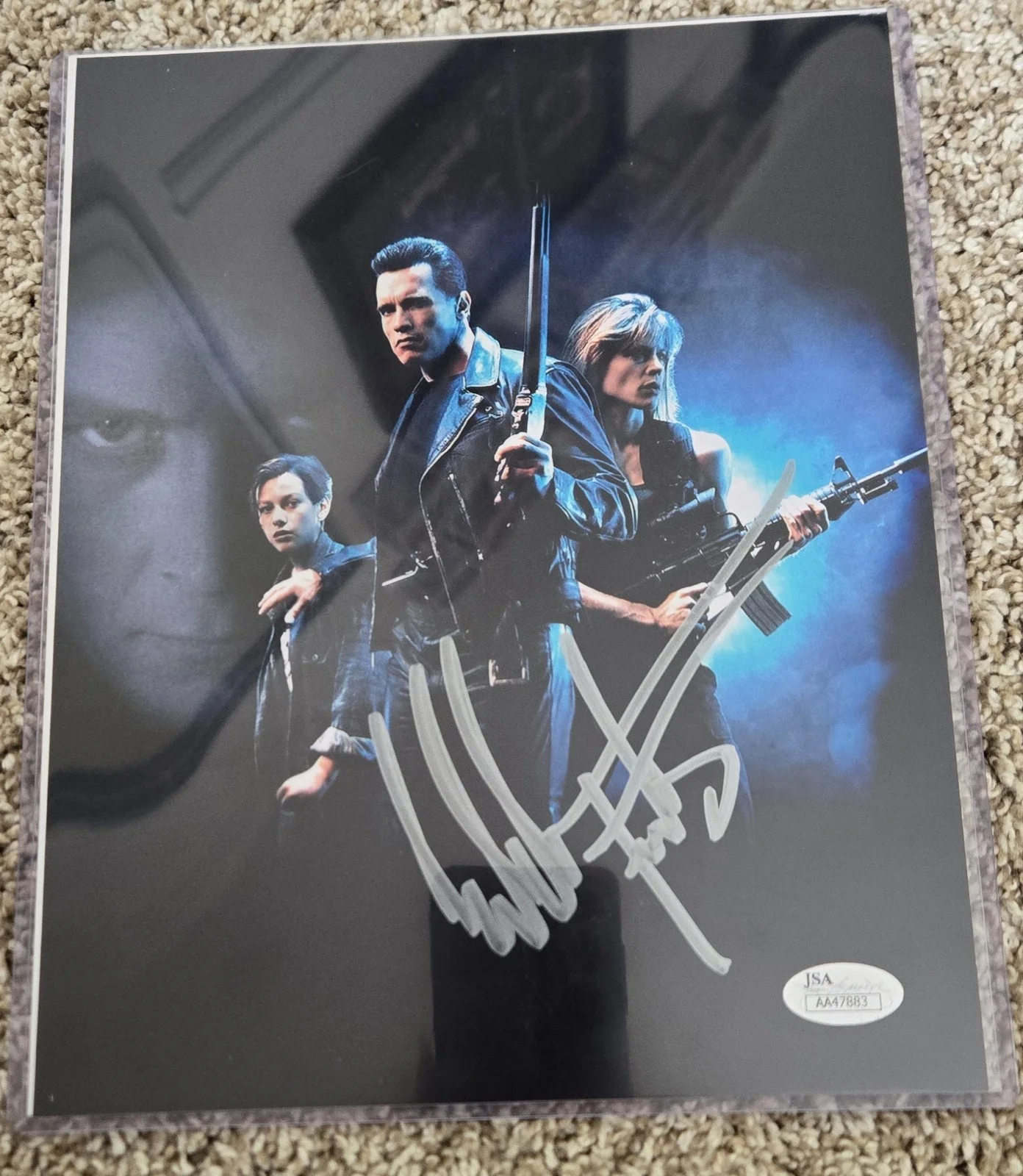 Edward Furlong — Edward Furlong autographed signed 8x10 photo Terminator 2 John Connor JSA COA