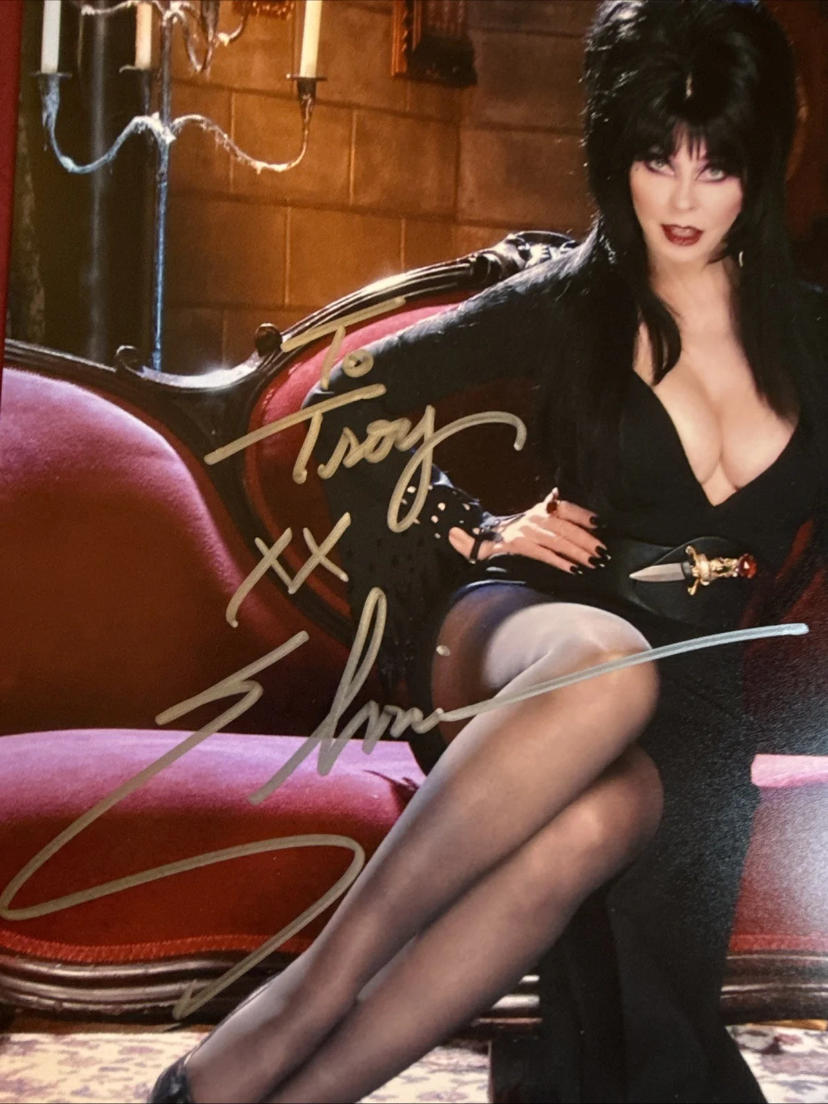 Elvira Autographed 8x10 Photo, image 2