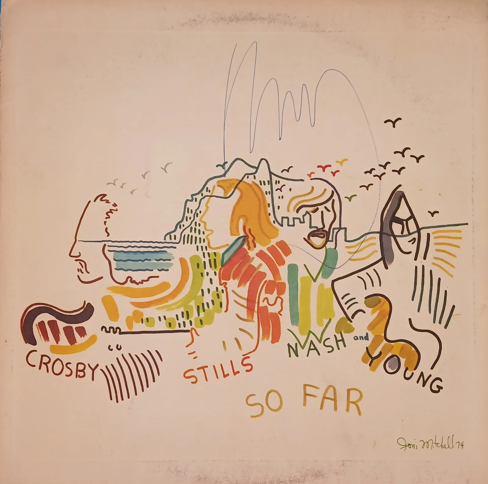 Neil Young Signed Autographed Record Album Cover JSA COA Authenticated, image 5