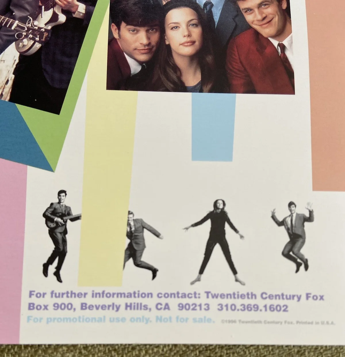 STEVE ZAHN SIGNED 'THAT THING YOU DO' MOVIE Fox Promo Press Kit Cast Brochure, image 3