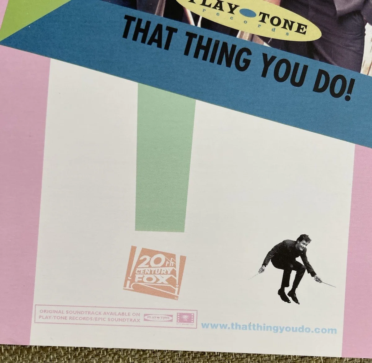 STEVE ZAHN SIGNED 'THAT THING YOU DO' MOVIE Fox Promo Press Kit Cast Brochure, image 4