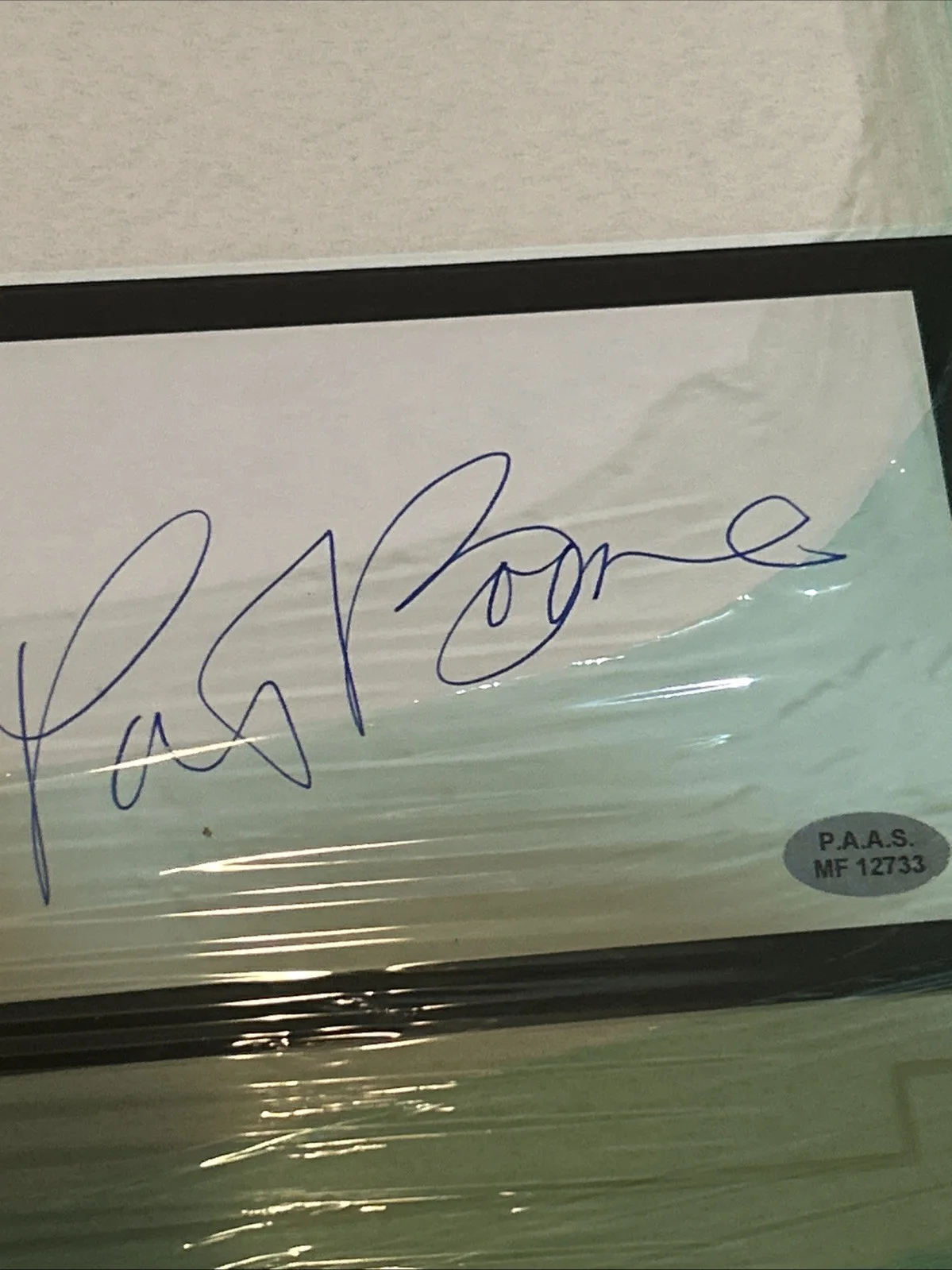 PAT BOONE AUTOGRAPHED COLOR PHOTO (FRAMED)- With Glory Train CD, image 4