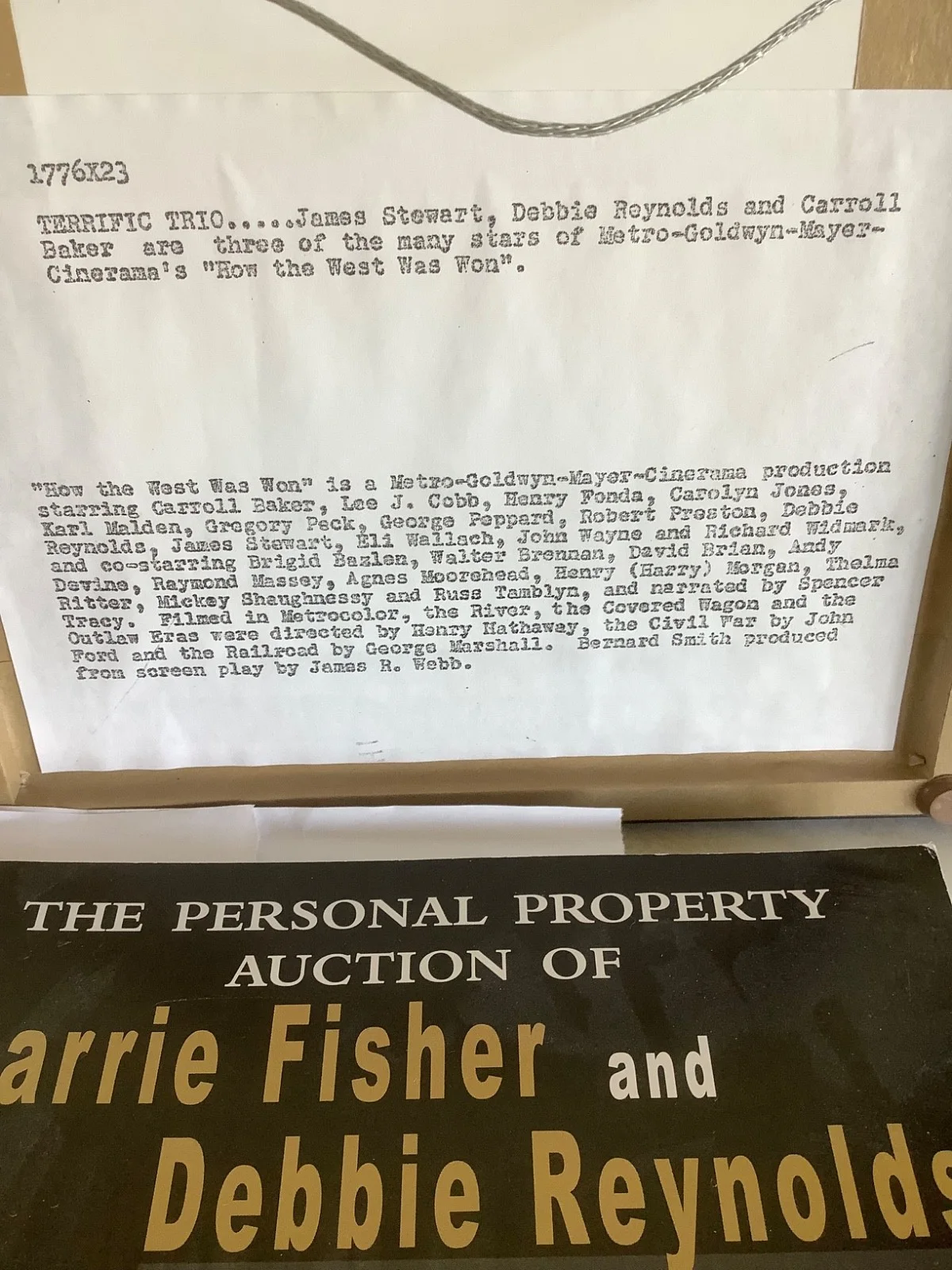 James Stewart — Carrie Fisher OWNED photo signed by Jimmy Stewart. From Carrie’s estate auction, изображение 3