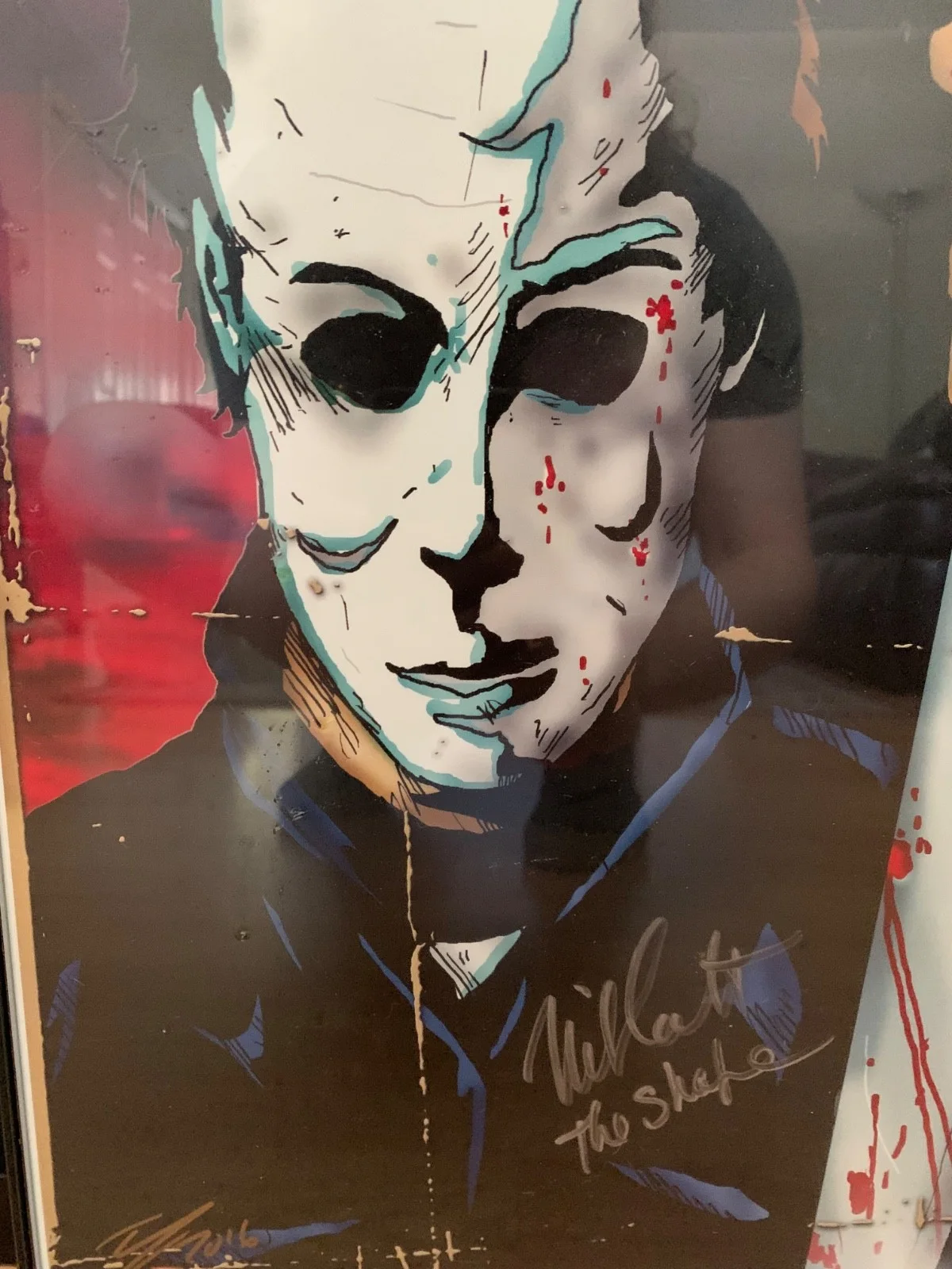 Nick Castle The Shape — Nick Castle Autographed Halloween Movie Poster, image 2