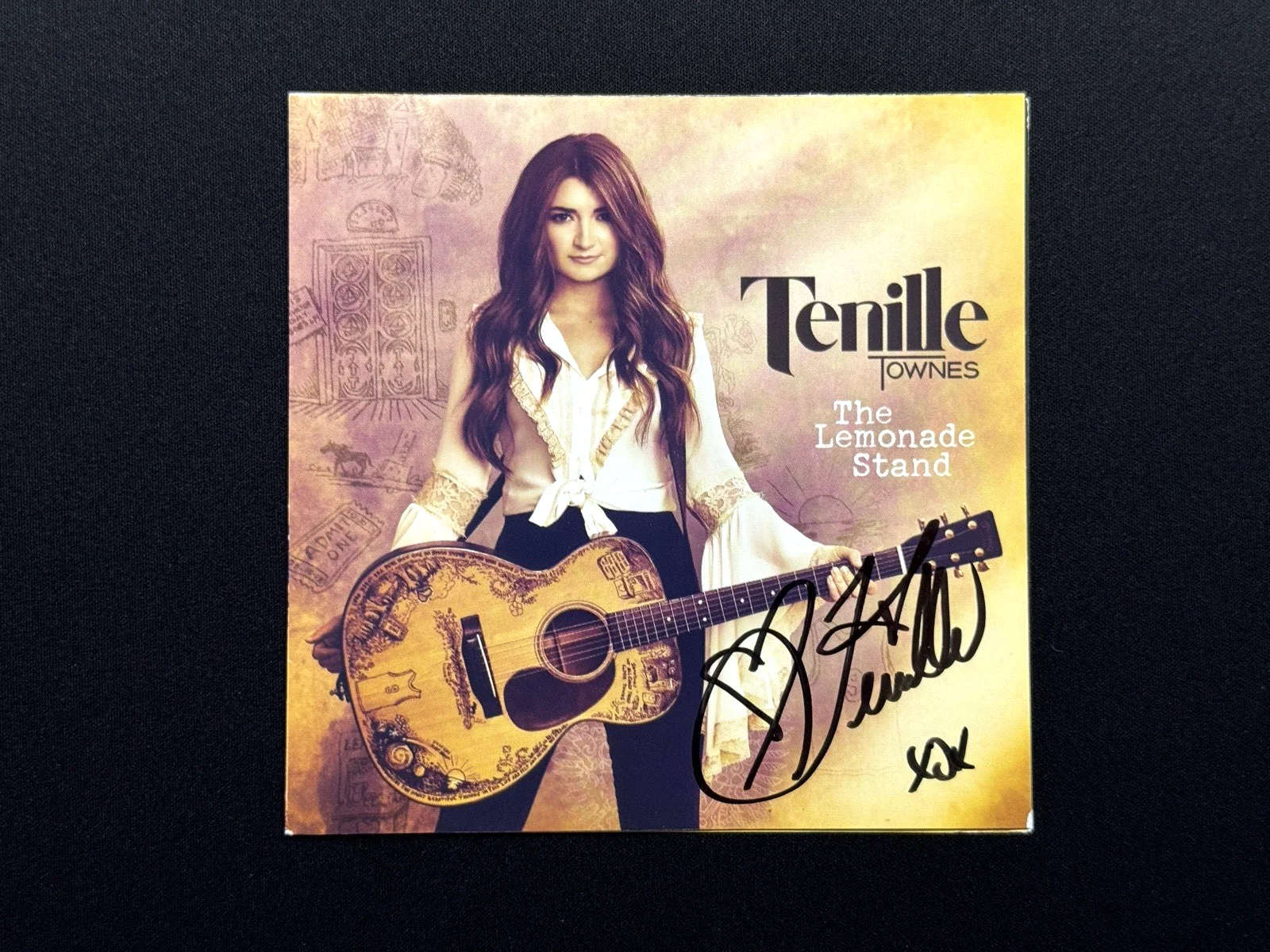 TENILLE TOWNES Signed CD Booklet Cover The Lemonade Stand Autographed Autograph, изображение 2