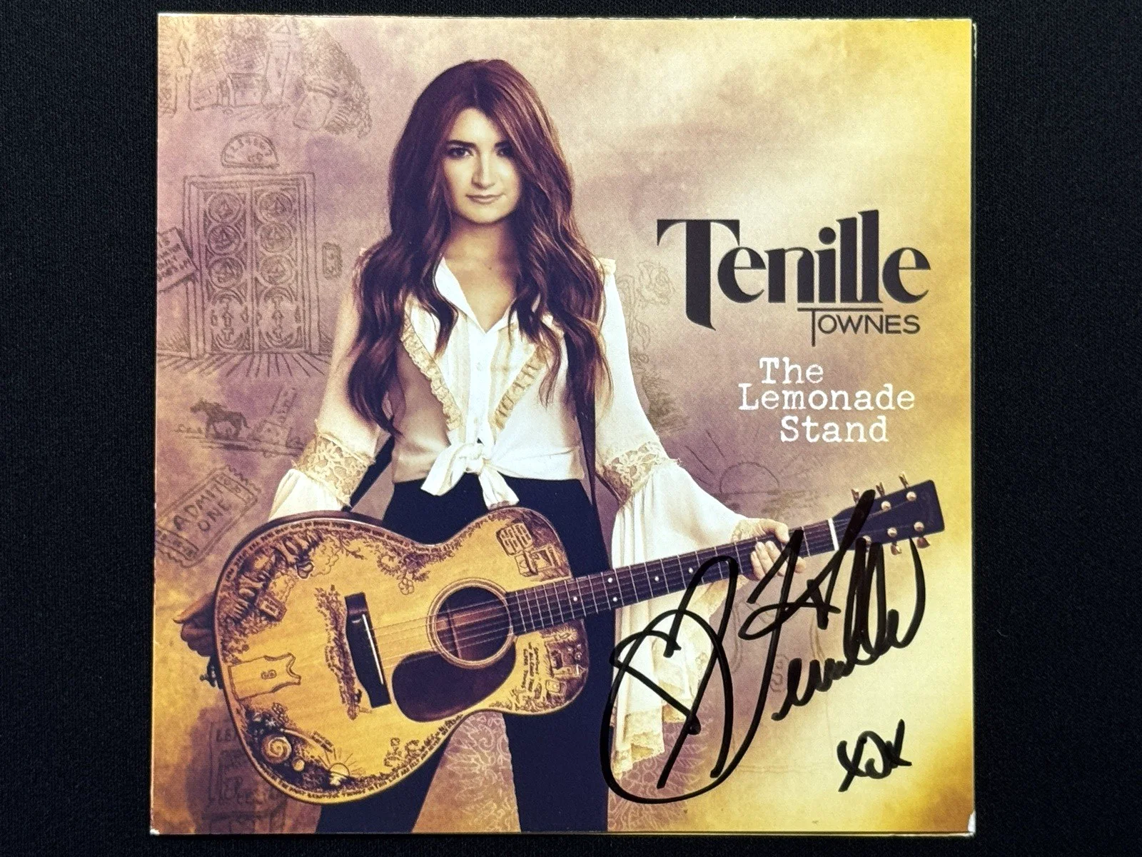 TENILLE TOWNES Signed CD Booklet Cover The Lemonade Stand Autographed Autograph, изображение 4