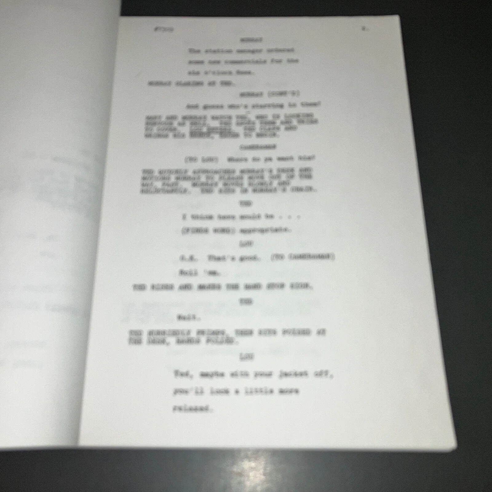 KARYL GELD — Original 1973 Mary Tyler Moore Show TV Script Rhoda’s Sister Gets Married Signed, изображение 5