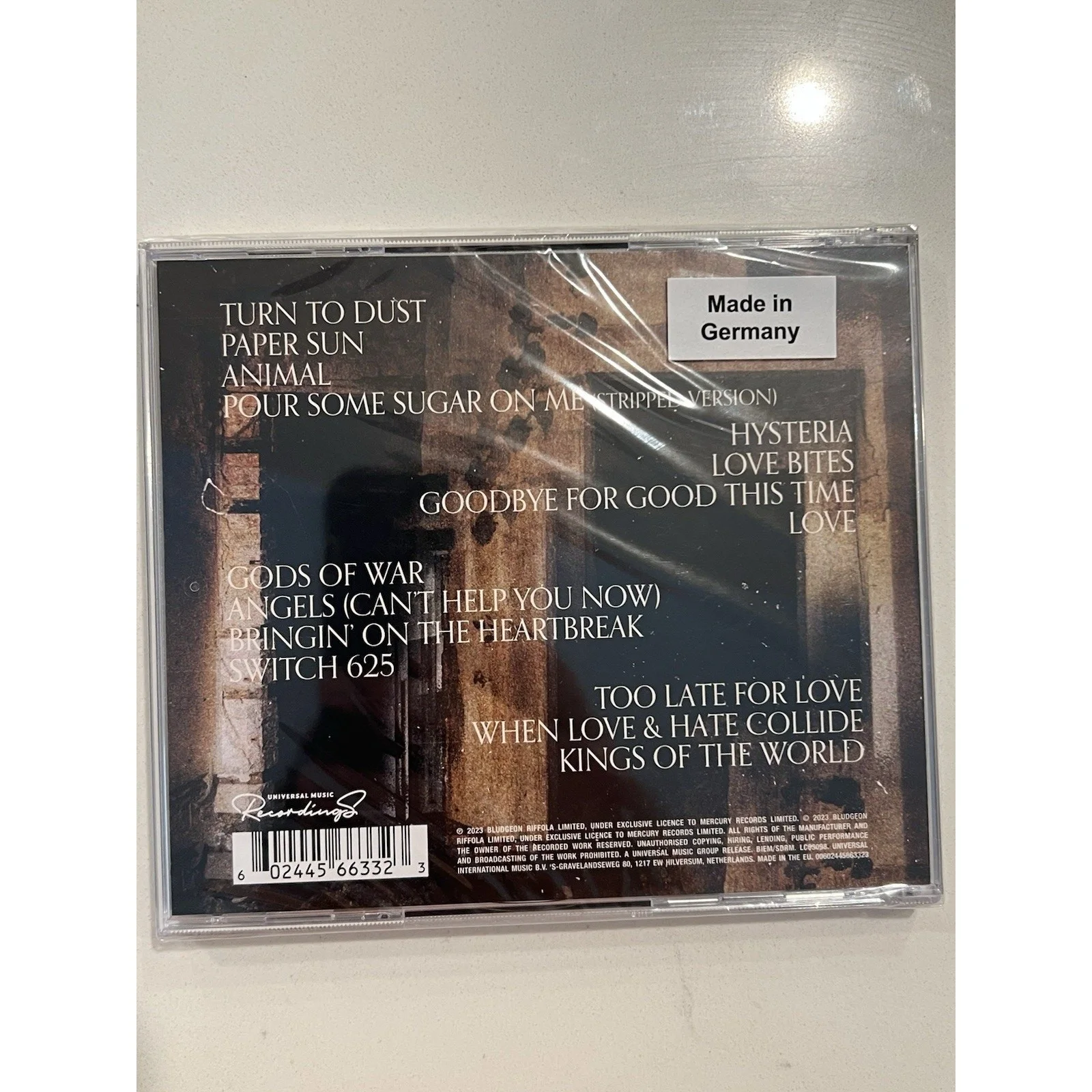 Def Leppard SIGNED Drastic Symphonies CD Autographed ACOA Authenticated #17, image 3