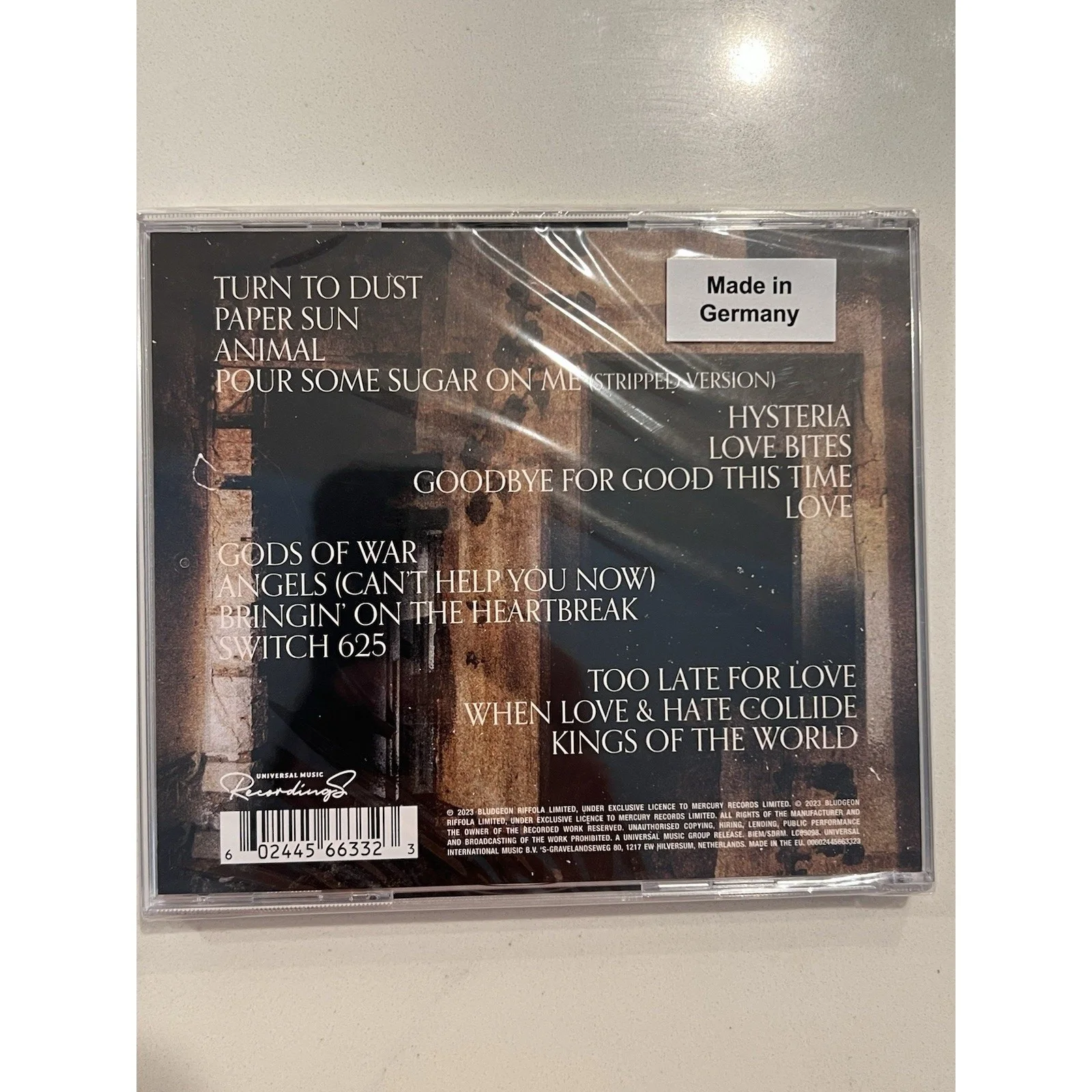 Def Leppard SIGNED Drastic Symphonies CD Autographed ACOA Authenticated #19, image 3