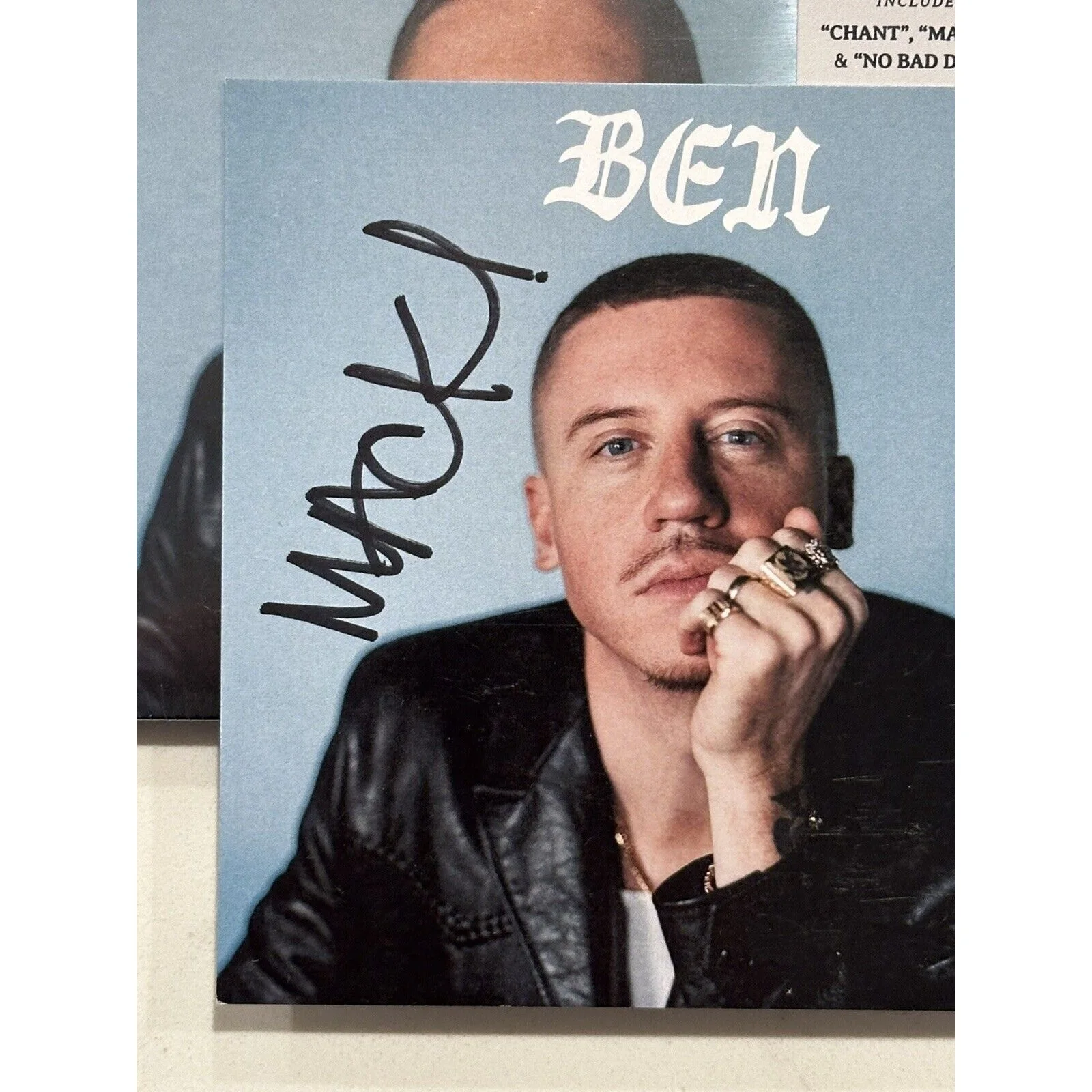 Macklemore Signed / Autographed Ben CD New, image 4