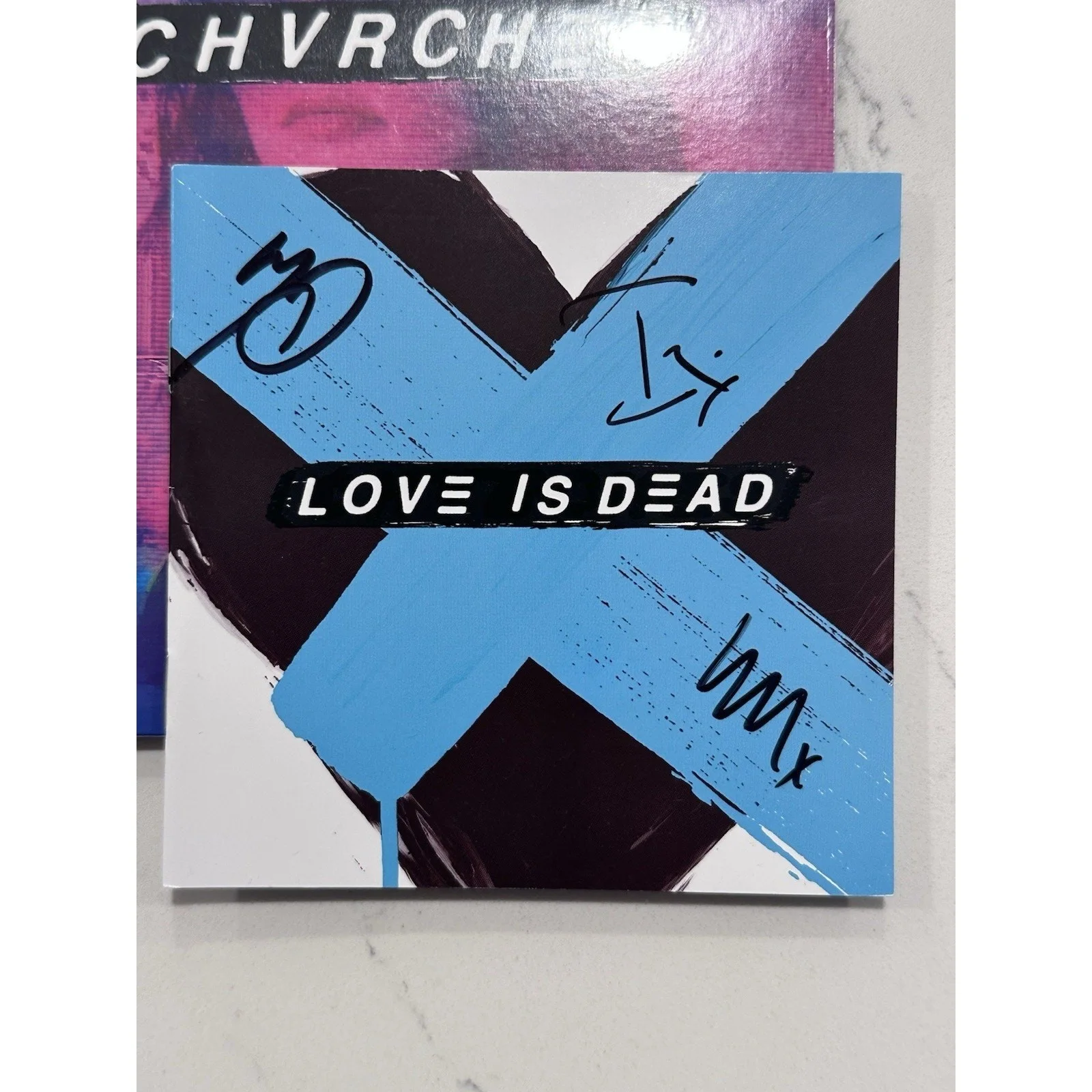 Churches ~ Love Is Dead ~ Autographed CD with COA ~ Entire Band SIGNED #1, image 2