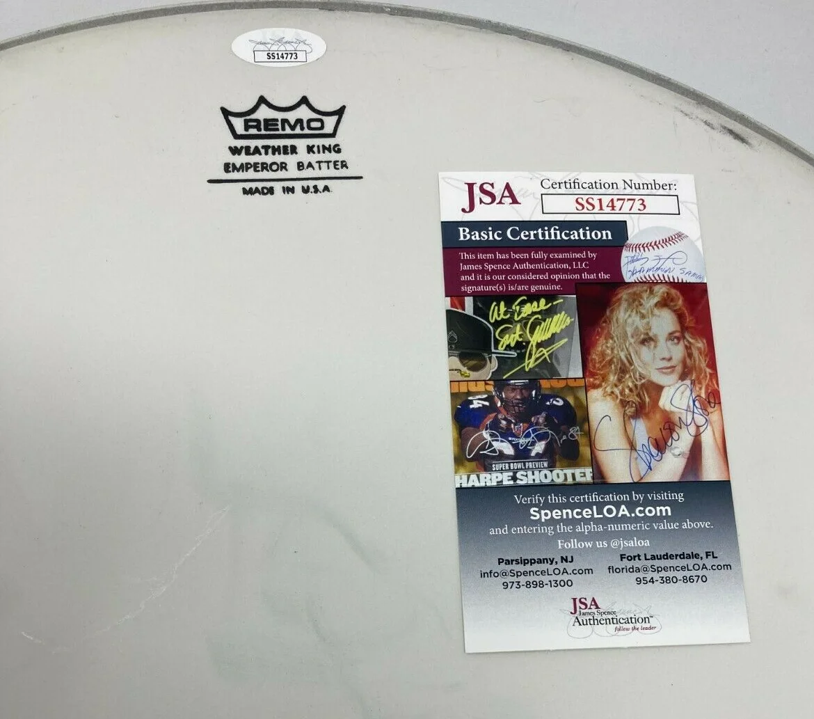Cherie Currie of The Runaways signed Drumhead JSA COA Certified!, изображение 2