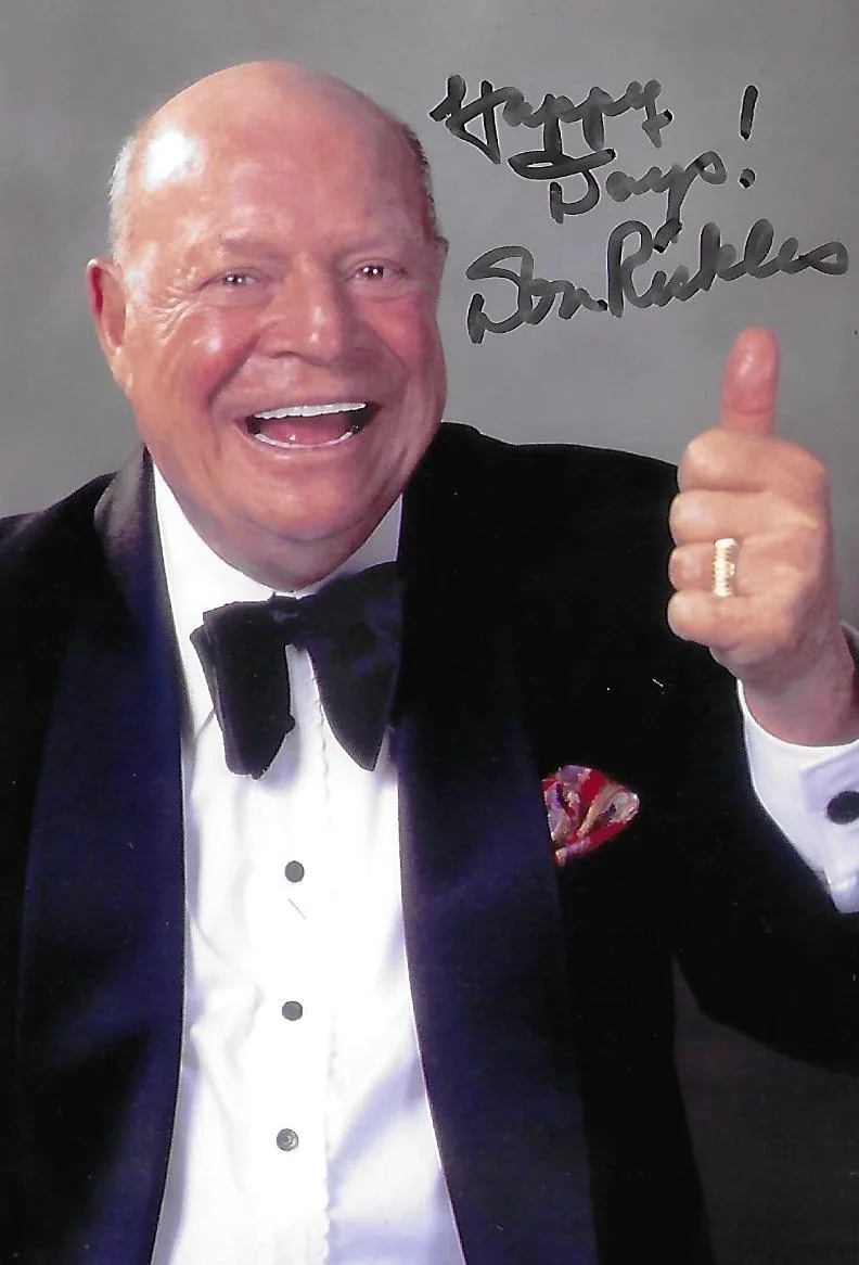 Don Rickles — Don Rickles autograph 4x6 photo Casino Kelly's Heroes Comedian Actor COA LOOK!!