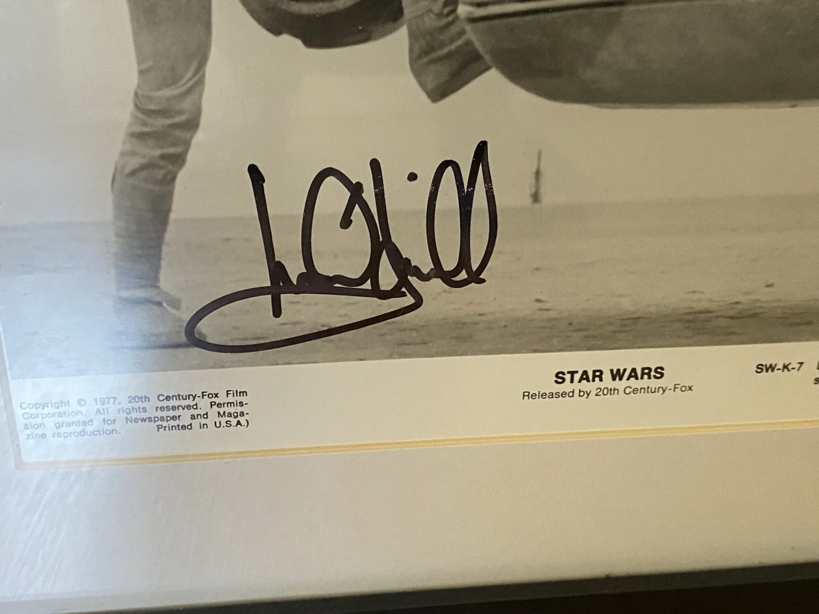 Star Wars Photo Signed by Mark Hamill JSA Letter of Authenticity, изображение 4
