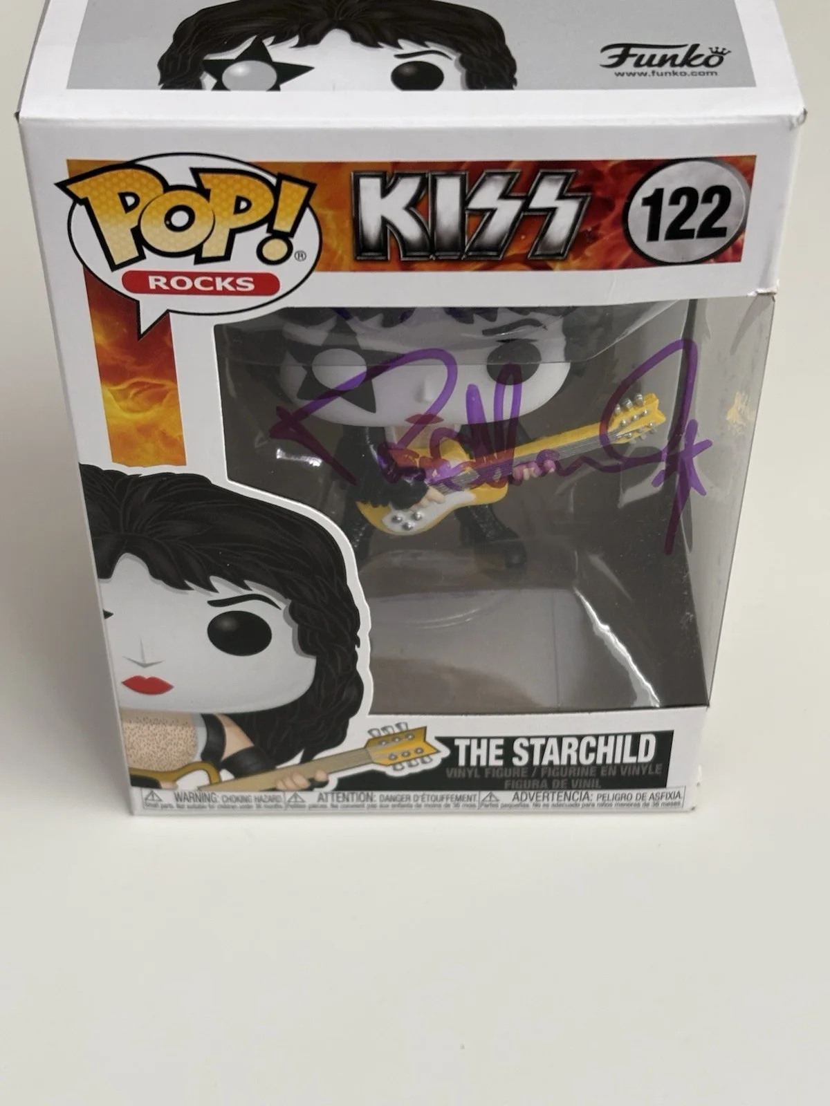 Funko Pop Rocks Kiss The Starchild #122 Paul Stanley Signed Autographed JSA COA, изображение 2