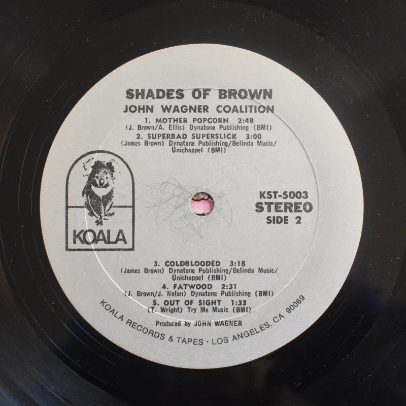The John Wagner Coalition - Shades Of Brown [LP], изображение 3