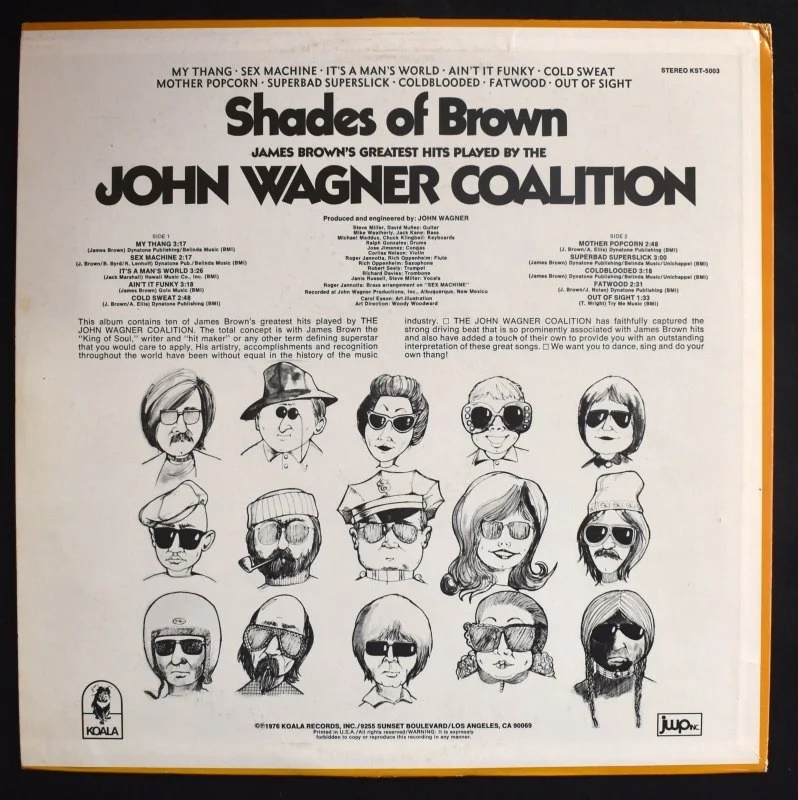 The John Wagner Coalition - Shades Of Brown [LP], изображение 4