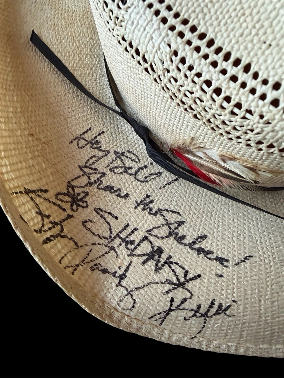 Kenny Chesney + 16 Autographed Bailey Cowboy Hat 1990’s County Music Stars SAS, изображение 5