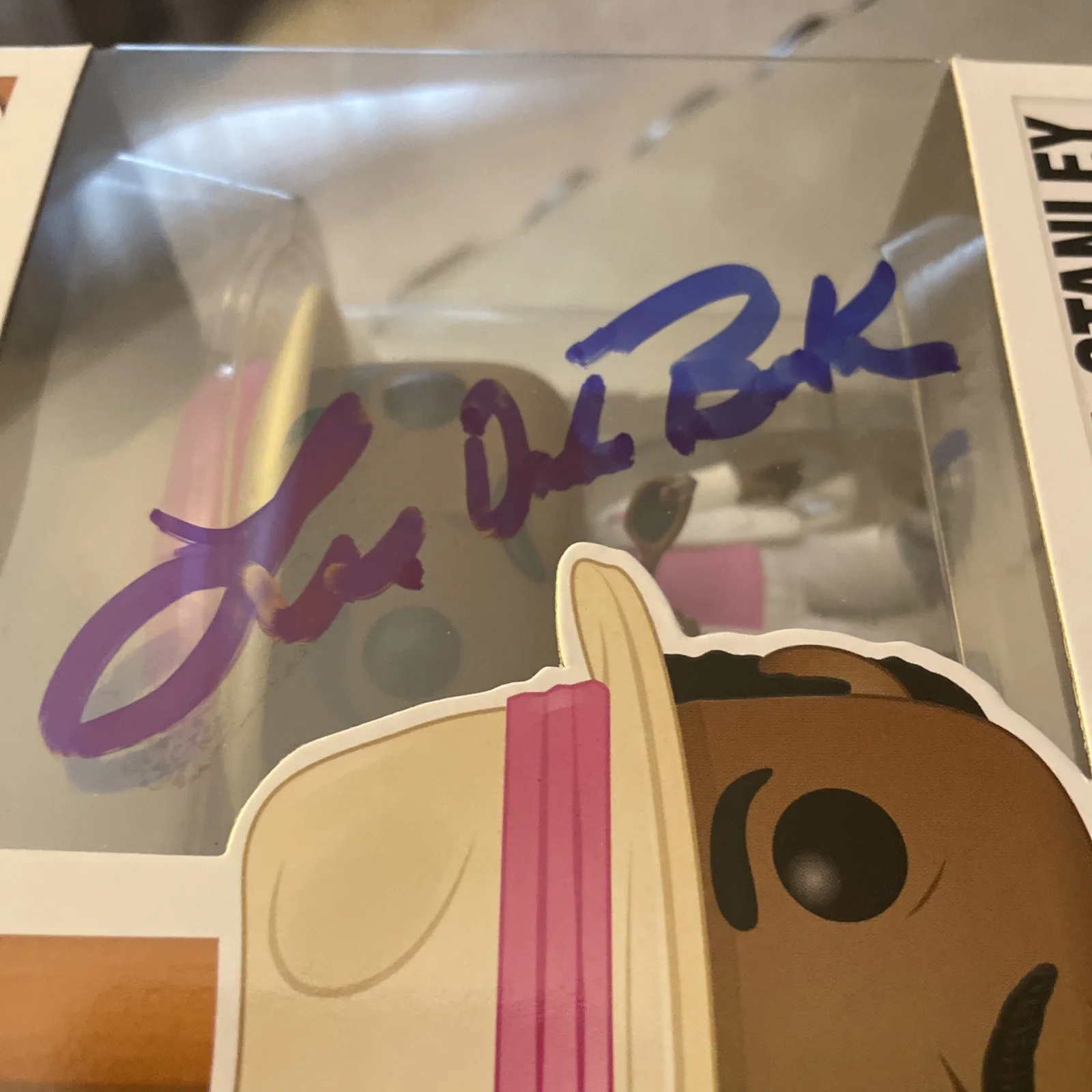 LESLIE DAVID BAKER OFFICE FLORIDA STANLEY HAND SIGNED FUNKO POP-, image 3
