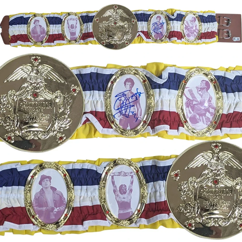 Sylvester Stallone — Sylvester Stallone Autographed Rocky Balboa Heavyweight Championship Belt