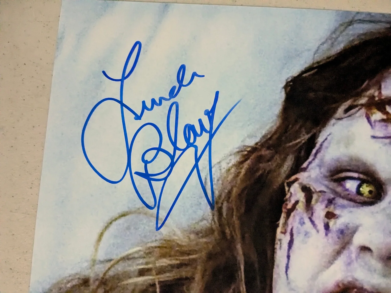 LINDA BLAIR Signed The EXORCIST 11x14 PHOTO Regan Autograph HORROR JSA COA D, изображение 2
