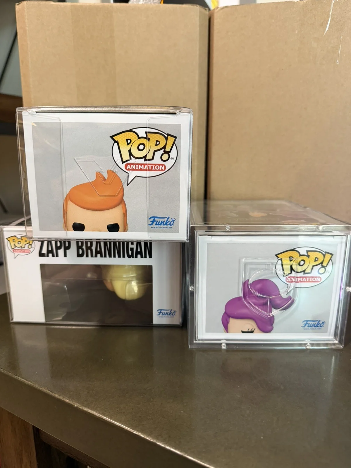 Katey Sagal — (3) Futurama Funko Lot - Leela #1758 (Signed) Katey Segal, Zapp #1759, Fry #1782, изображение 4