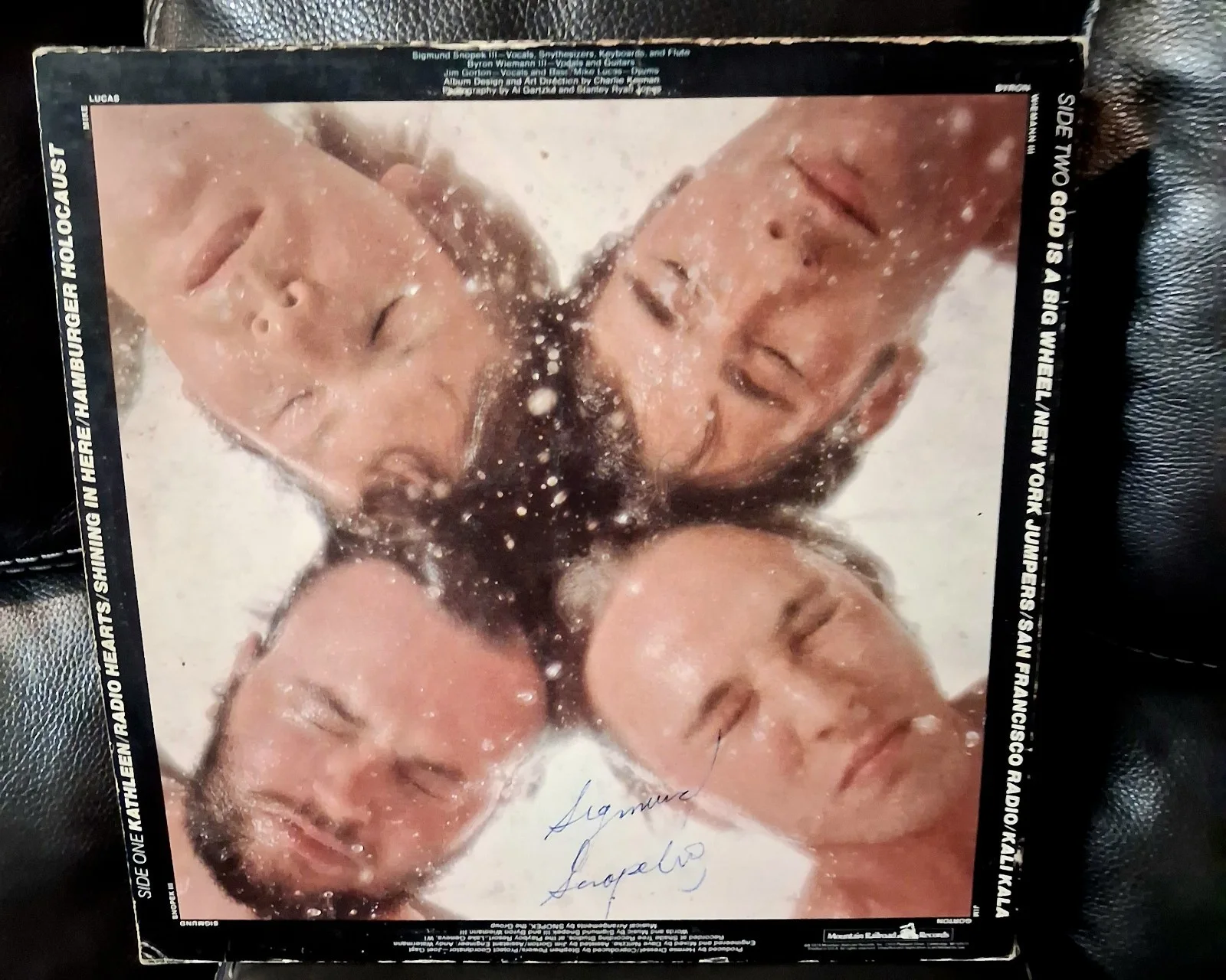 SNOPEK Thinking Out Loud LP - Autographed by ALL 4 Members - 1979 Rare Prog Rock, изображение 2