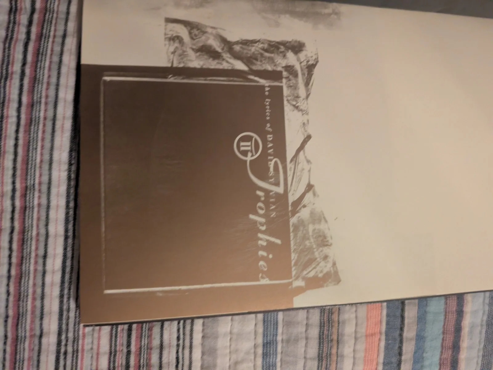 Rare Signed David Sylvian Trophies Lyric Book Autographed, image 3